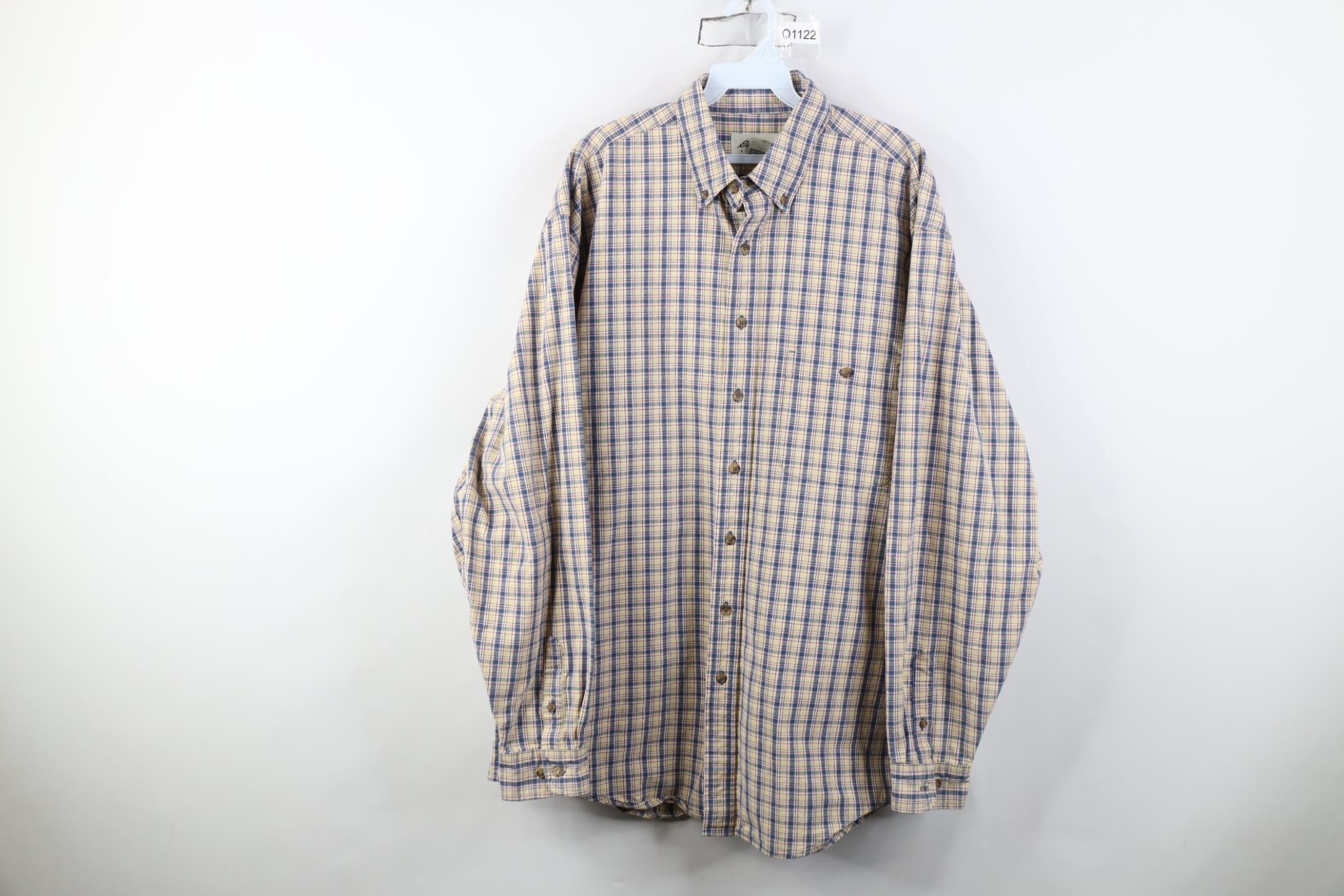 Eddie Bauer Vintage 90s Eddie Bauer Canvas Collared Button Down Shirt Size US L / EU 52-54 / 3 - 1 Thumbnail