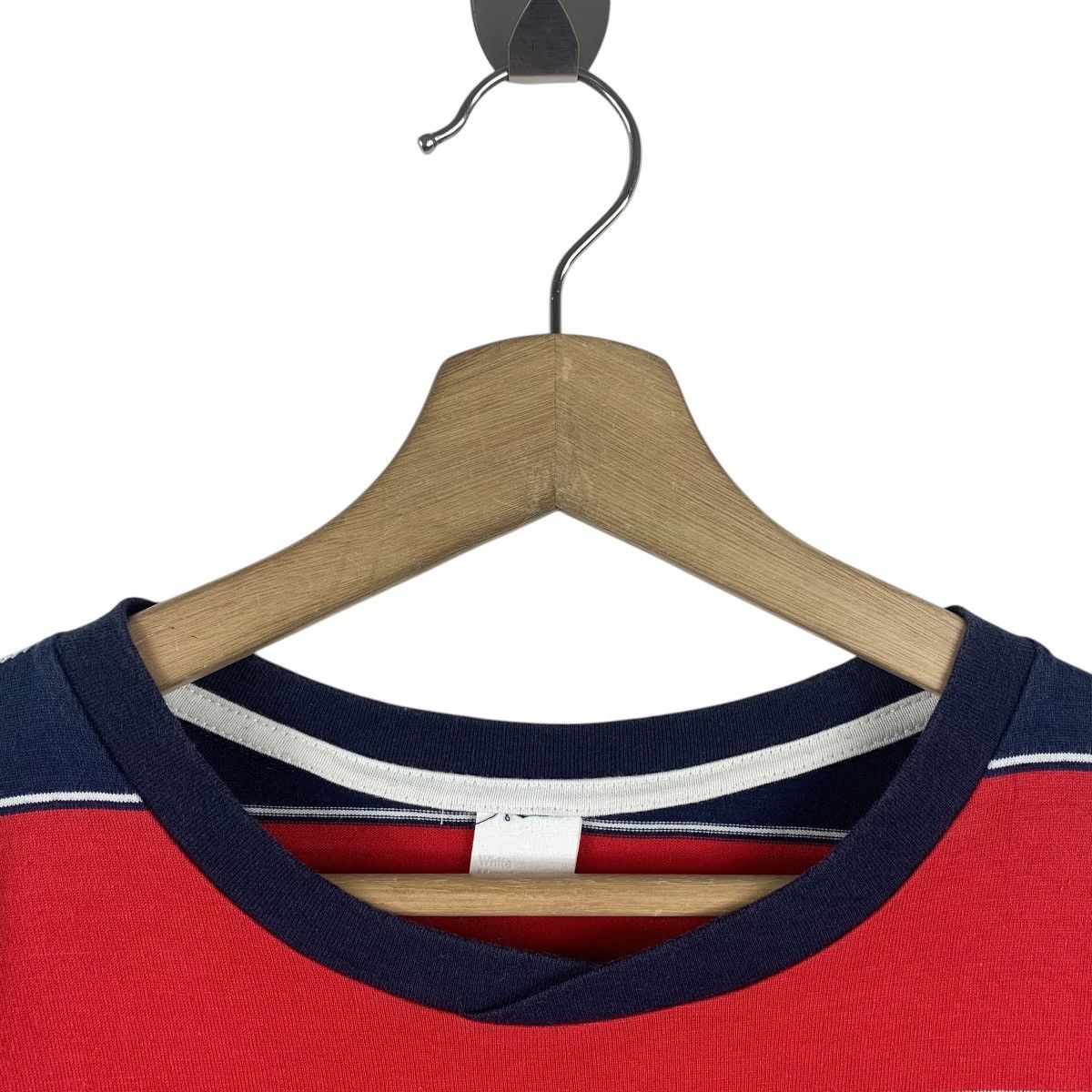 White Mountaineering WHITE MOUNTAINEERING three quarter stripe tee Size US M / EU 48-50 / 2 - 5 Thumbnail