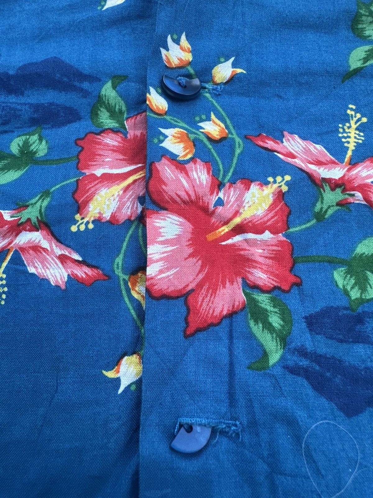 Vintage Vintage 70s SunMari Hawaii Printed Collar Open Shirt Size US M / EU 48-50 / 2 - 5 Thumbnail