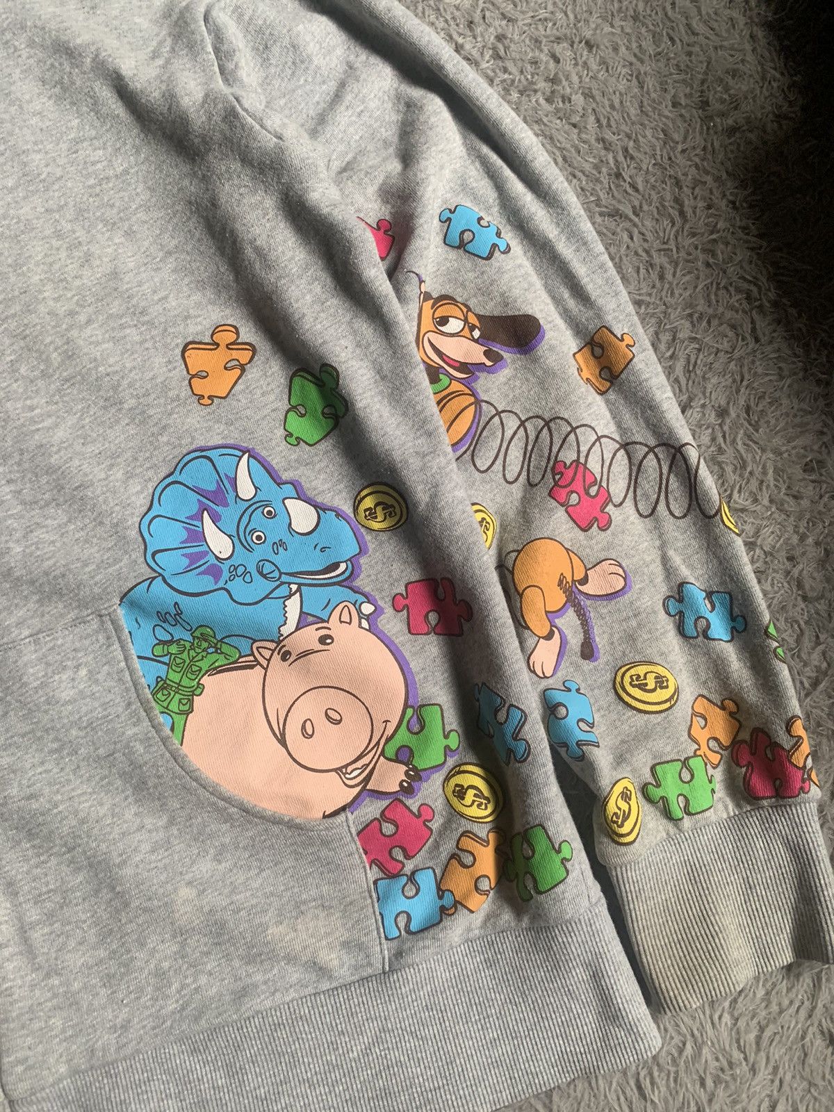 Japanese Brand Vintage Y2K Toy Story Tokyo Disney Over Print Zip Hoodie Size US L / EU 52-54 / 3 - 4 Thumbnail