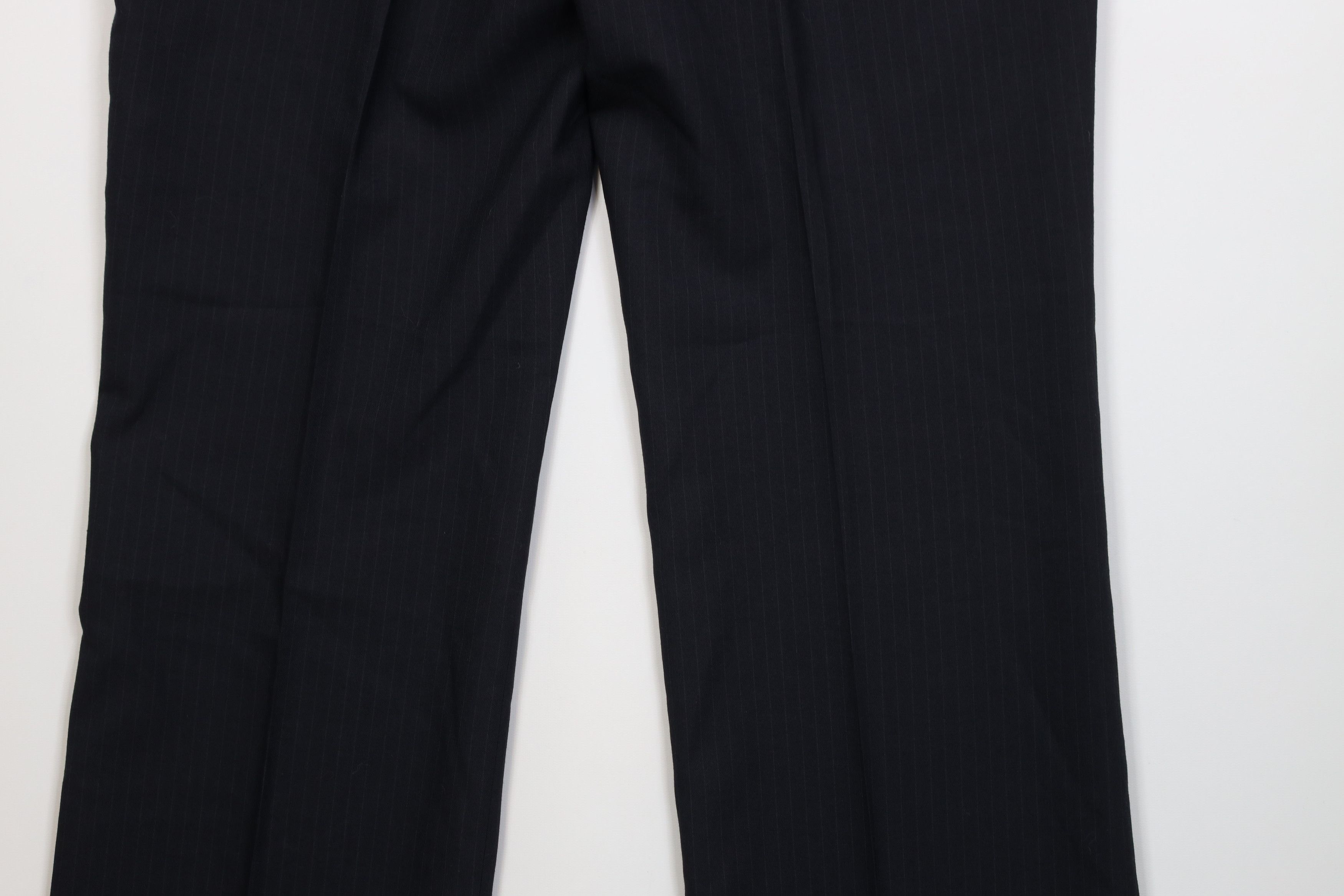 Vintage Vintage 70s Streetwear Pinstriped Wide Leg Chino Pants Size US 38 / EU 54 - 12 Thumbnail