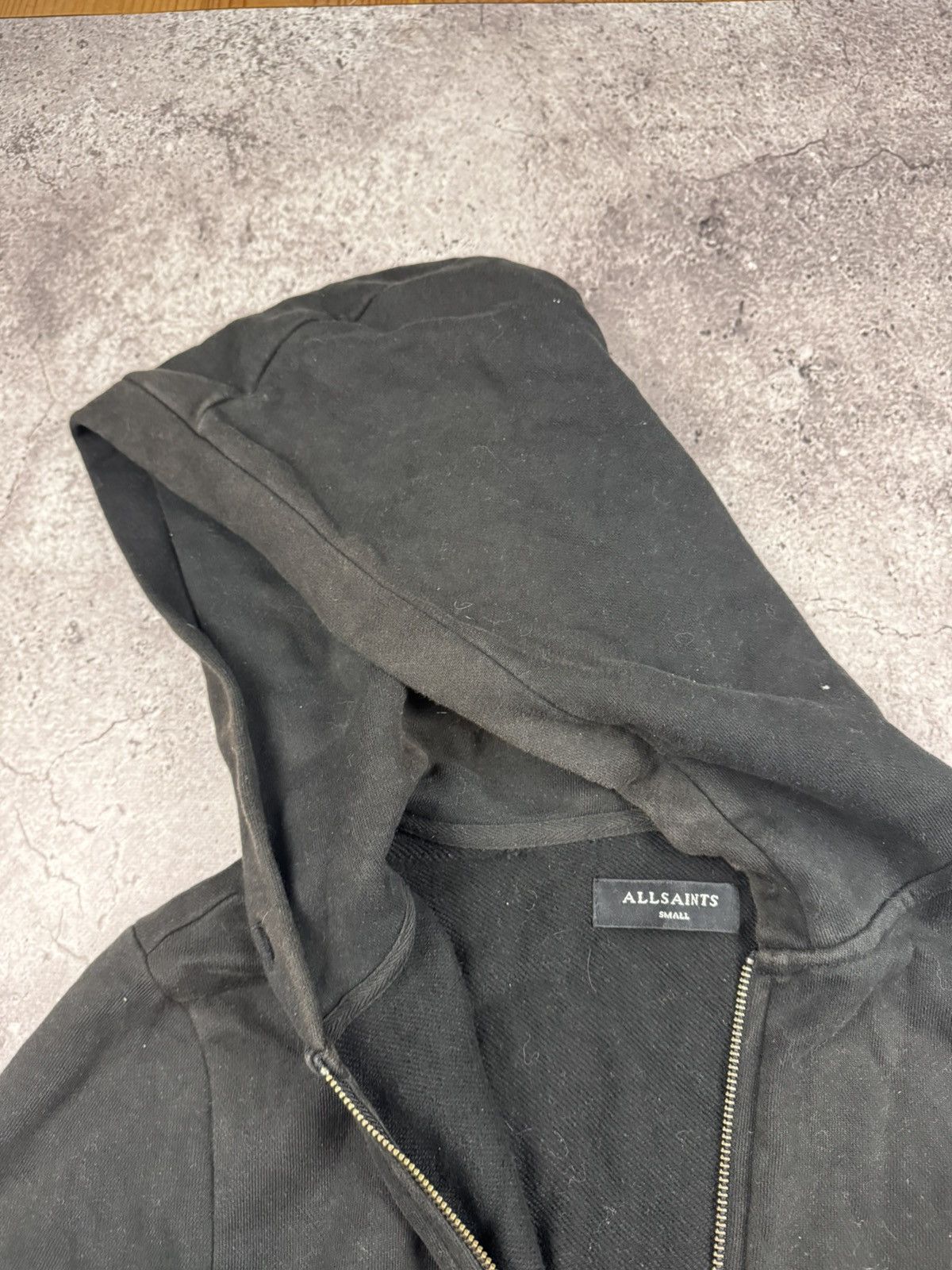 Allsaints VTG Y2K RICK OWENS STYLE AVANT GARDE ALLSAINTS ZIP HOODIE Size US S / EU 44-46 / 1 - 6 Thumbnail