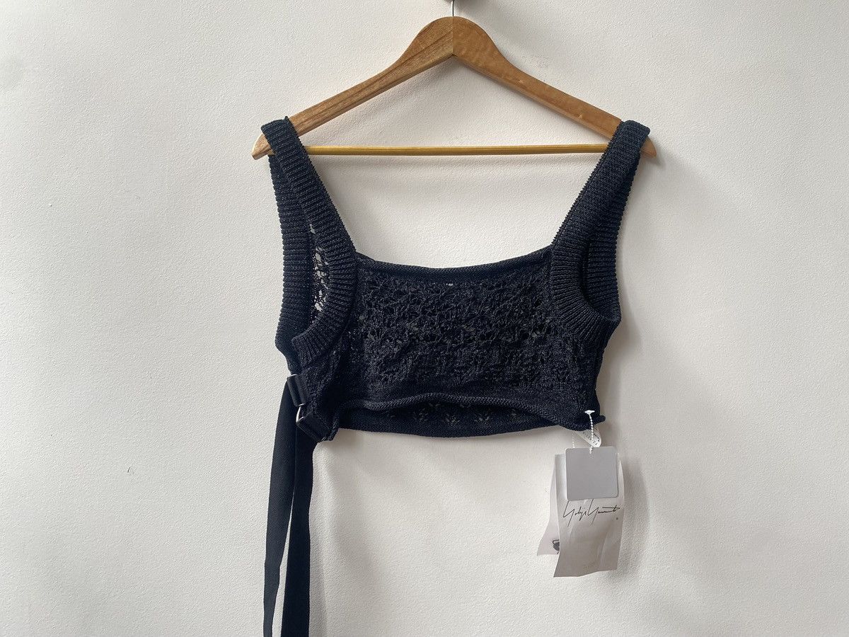 Yohji Yamamoto Yohji Yamamoto knit buckle crop tank top women’s size M / 2 Size M / US 6-8 / IT 42-44 - 5 Thumbnail