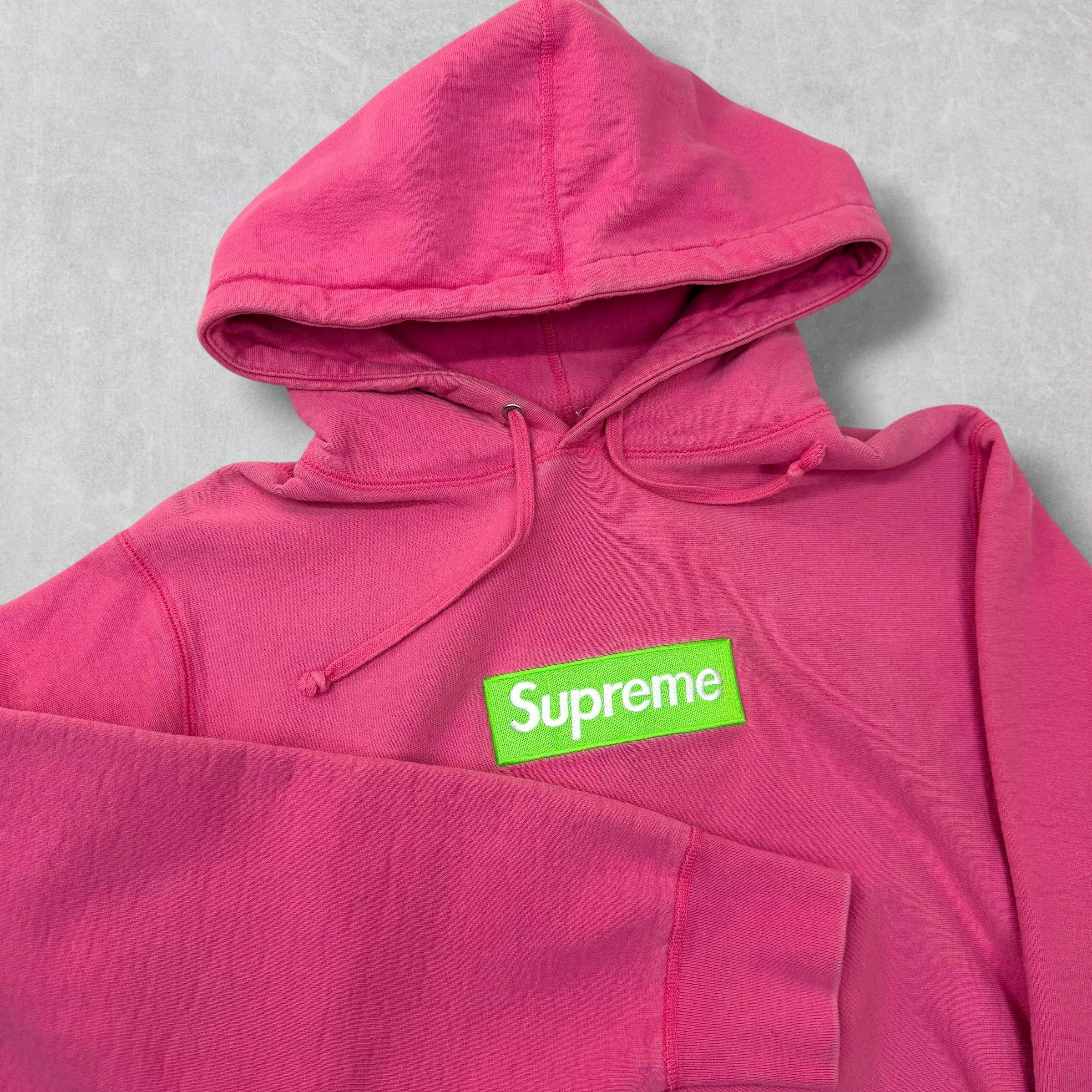 Supreme Supreme Box Logo Magenta Hoodie M Size US M / EU 48-50 / 2 - 3 Thumbnail