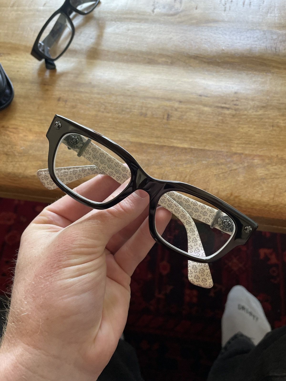 image of Chrome Hearts Glasses “Bangadang” in Black, Men's