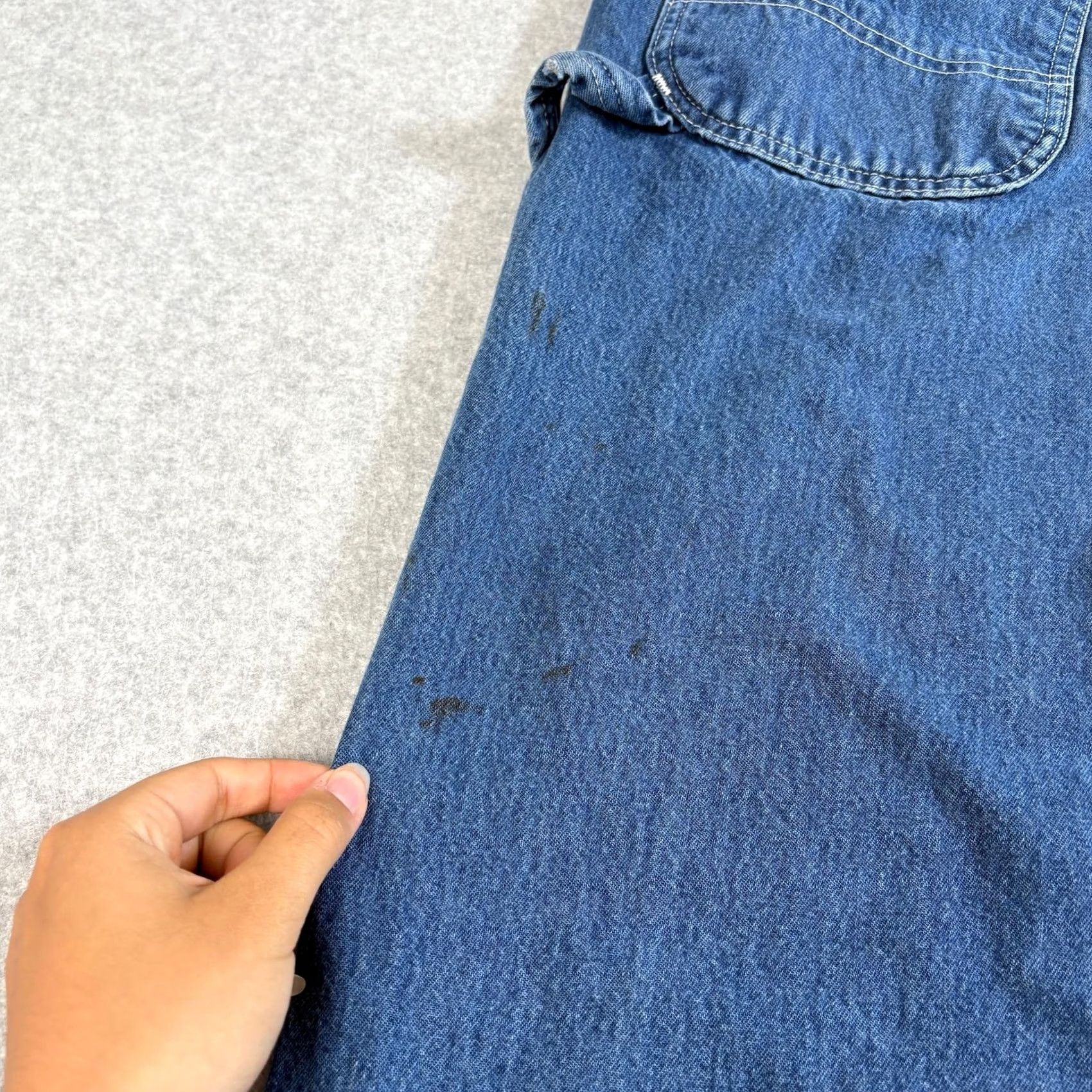 Carhartt Carhartt Overalls Men Denim Distressed Workwear Raw Hem 38x29 Inseam 29 Buckle Logo USA Pinted Pockets Size US 38 / EU 54 - 6 Thumbnail