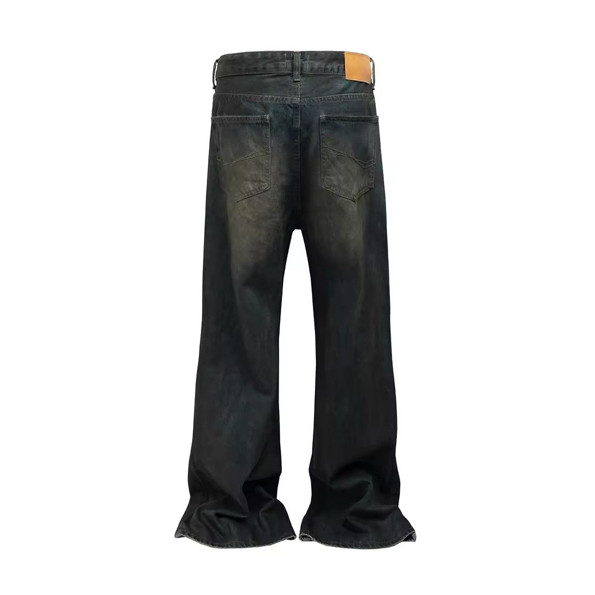 Japanese Brand × Jean Distressed Ripped Baggy Jeans Size US 33 - 2 Thumbnail