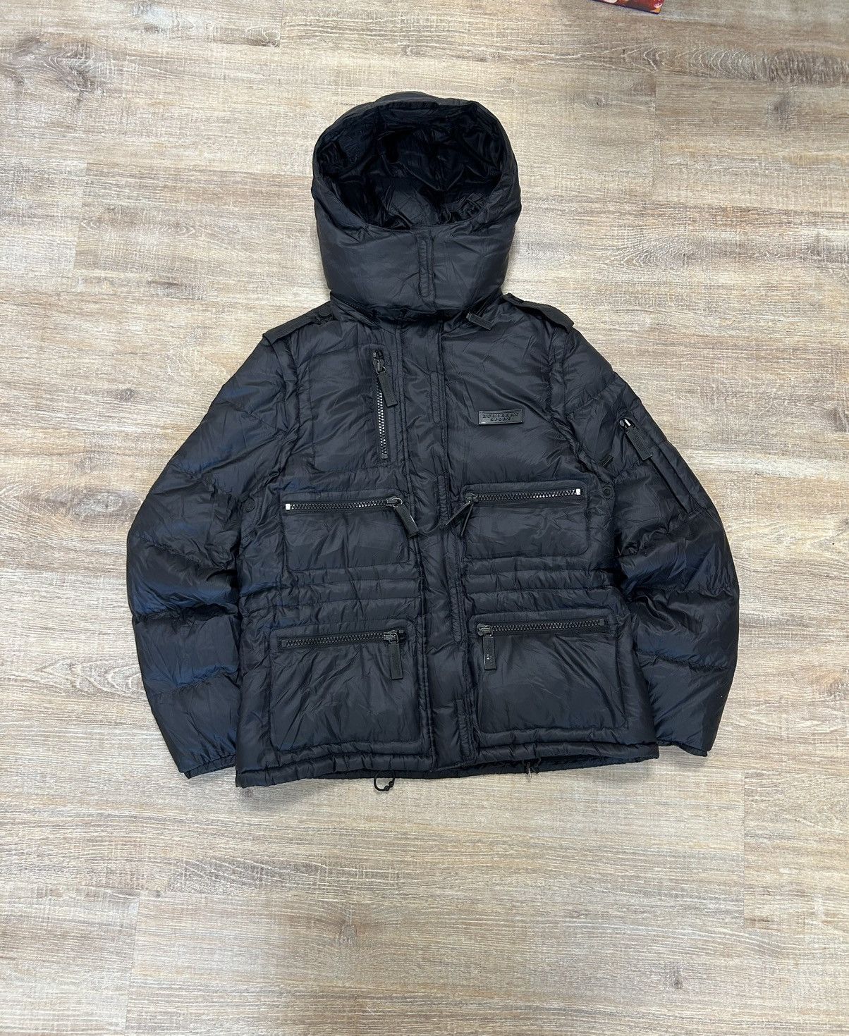 Burberry × Moncler Burberry Sport transformer Puffer Jacket Size L / US 10 / IT 46 - 1 Thumbnail