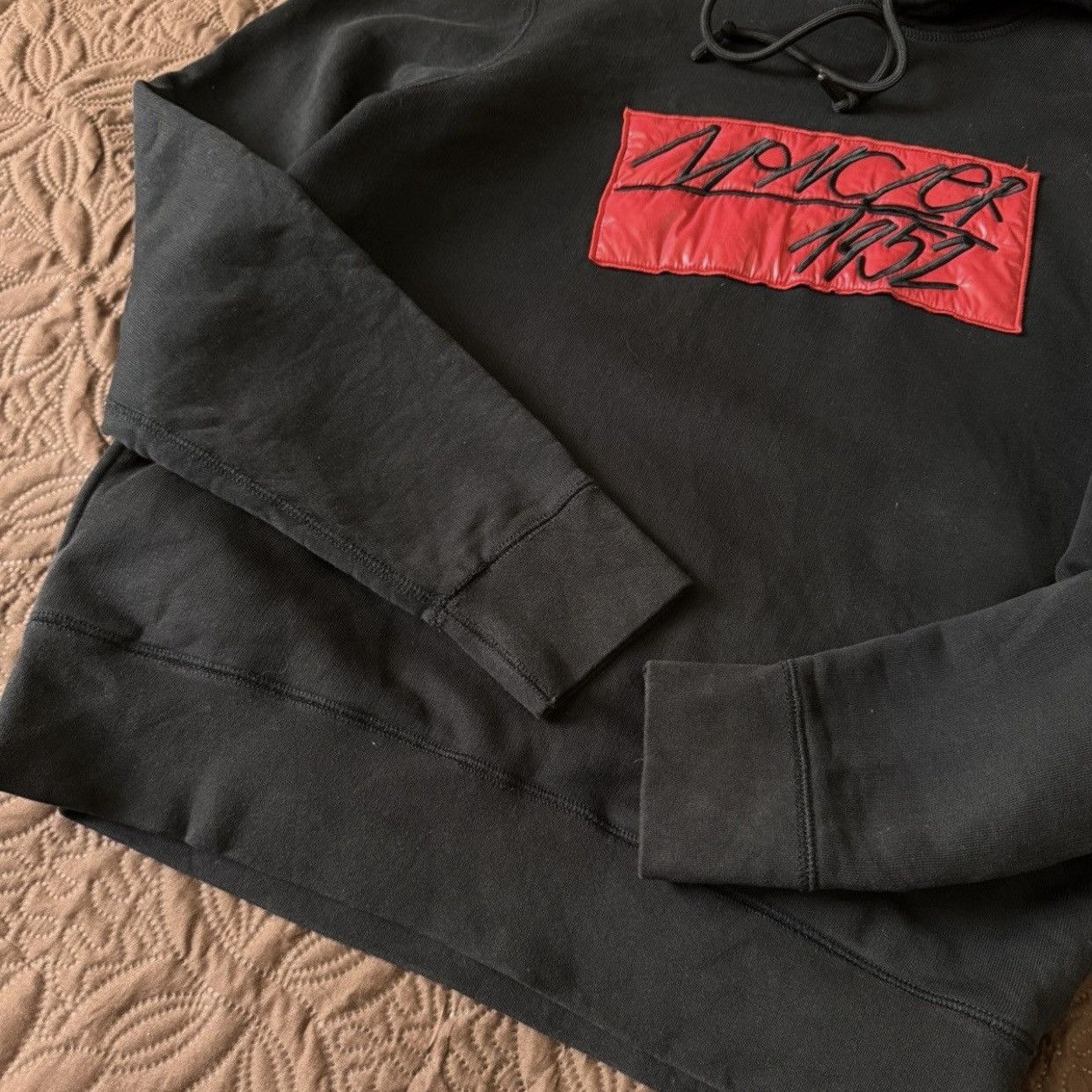 Moncler Moncler Genius 2 Moncler 1952 Black Patch Hoodie FW22 Size US S / EU 44-46 / 1 - 4 Thumbnail