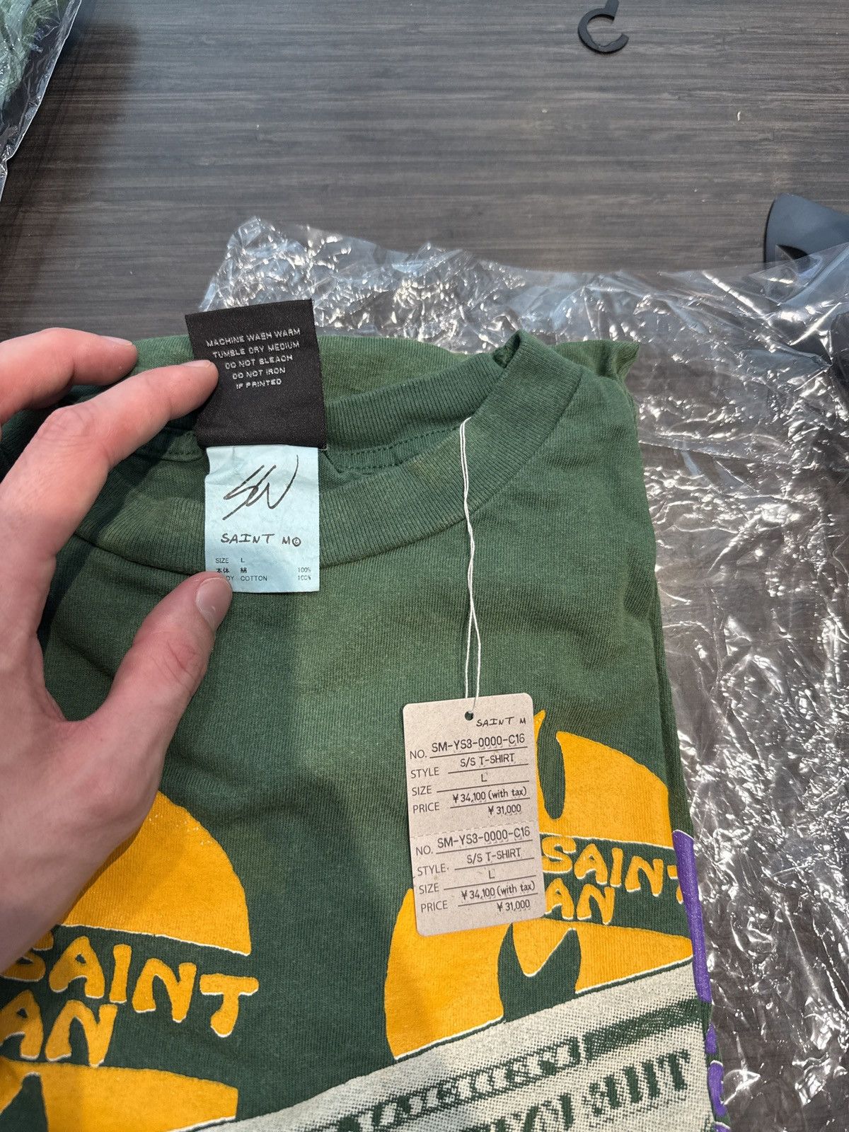 Saint Michael Saint Michael x Sean Wotherspoon Wu Tang Shirt Size US L / EU 52-54 / 3 - 4 Thumbnail