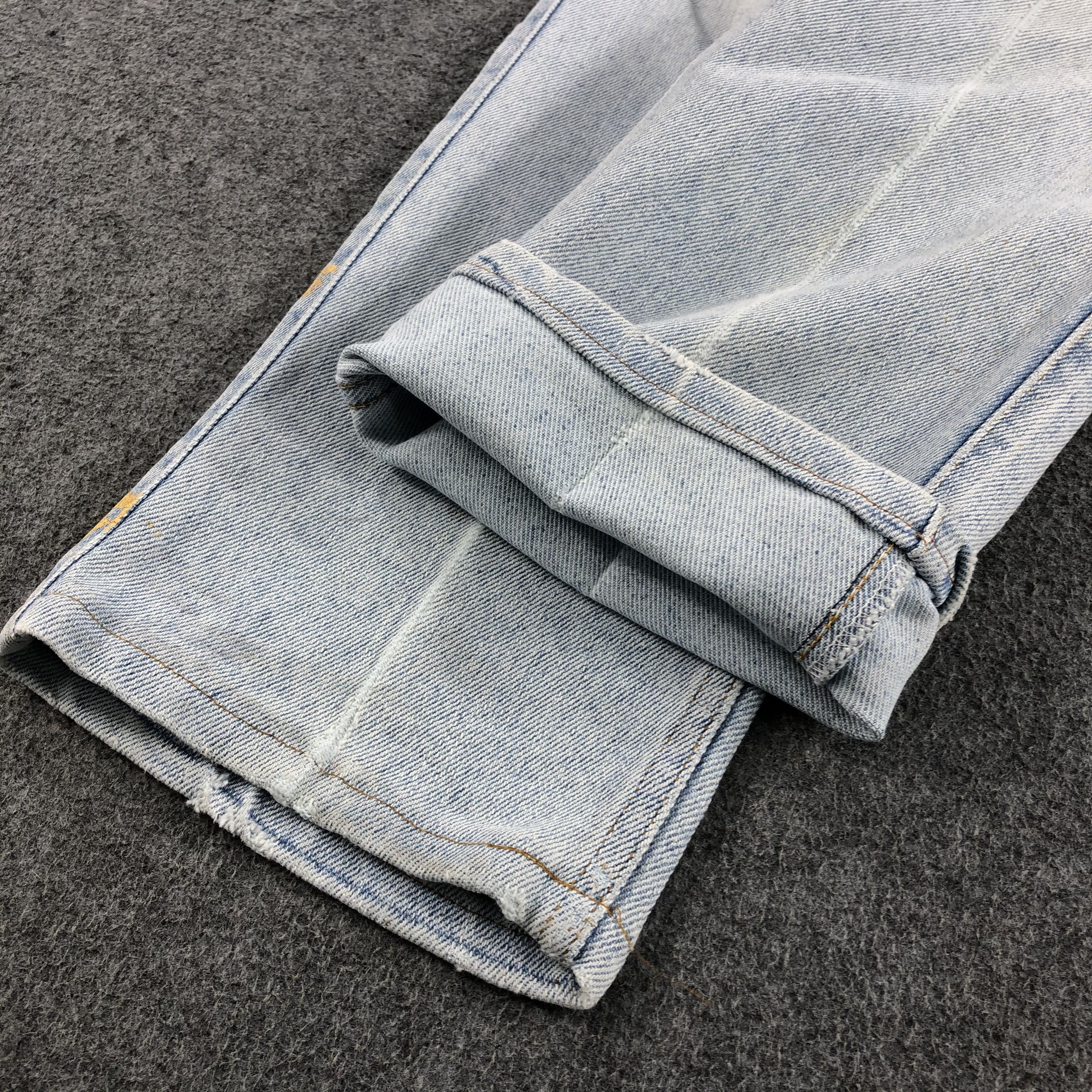 Levi's 90s Vintage Light Wash Levis Jeans-J1687 Size US 34 / EU 50 - 7 Thumbnail
