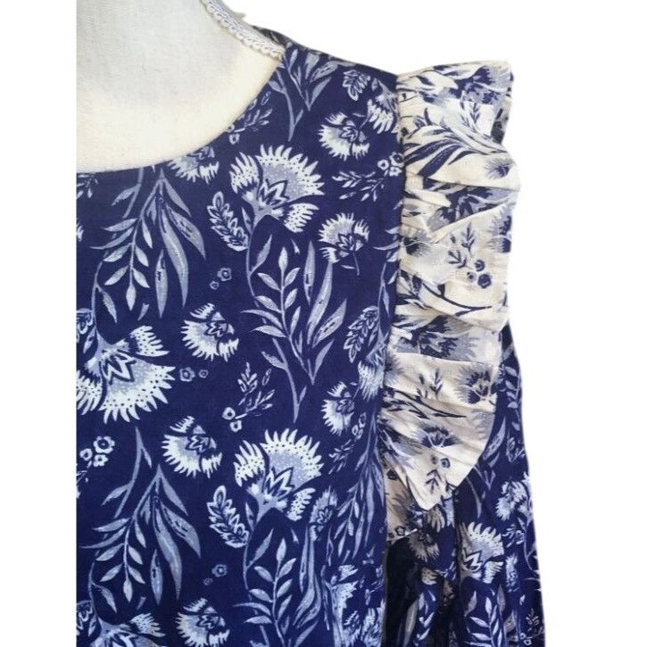 Other Universal Thread Womens Floral Print Puff 3/4 Ruffle Top XL Size XL / US 12-14 / IT 48-50 - 7 Thumbnail