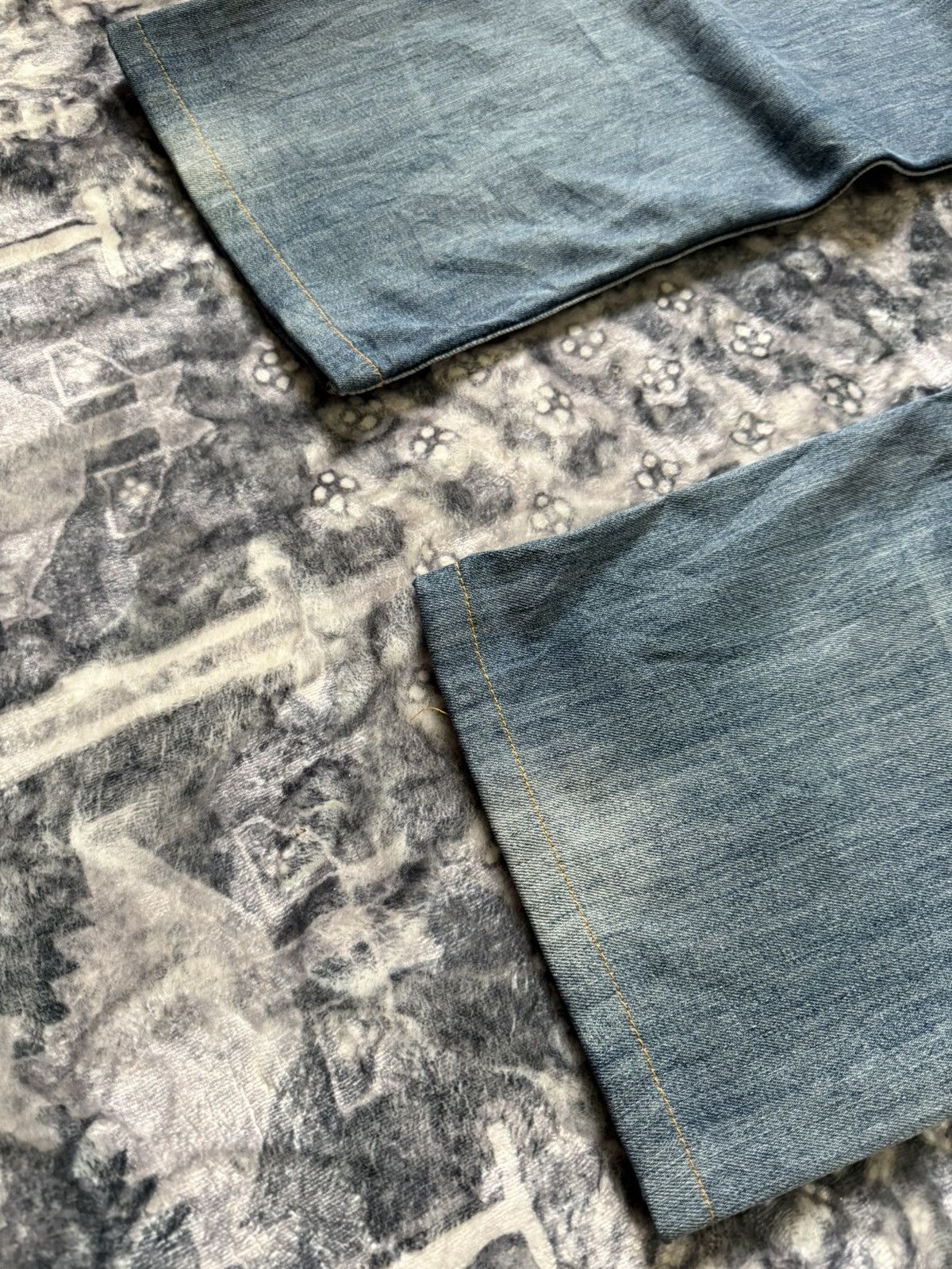 G-Unit × Vintage Y2k Real Bvoice Embroidered Pocket Baggy Loose Jeans Size US 32 / EU 48 - 6 Thumbnail