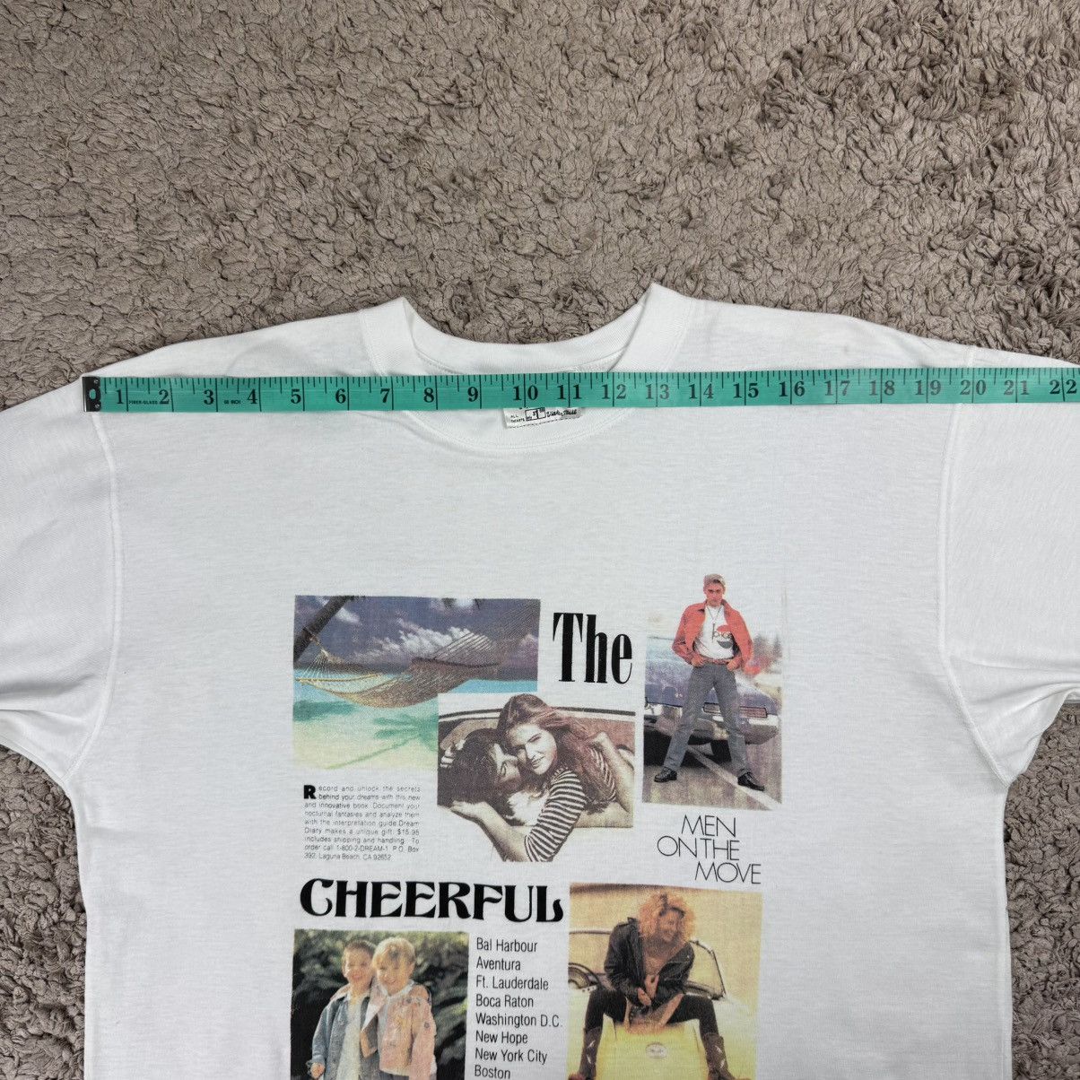 Vintage Vintage The Man On The Move “CHEERFUL” Photographic T-shirt Size US L / EU 52-54 / 3 - 16 Thumbnail