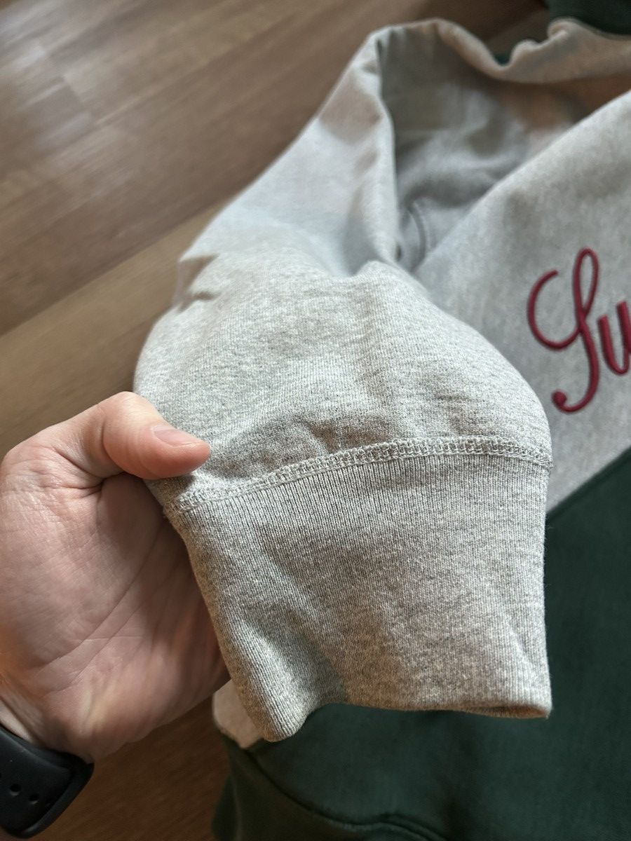 Supreme Supreme Split Hoodie Grey/Green F/W 2012 Large Size US L / EU 52-54 / 3 - 8 Thumbnail