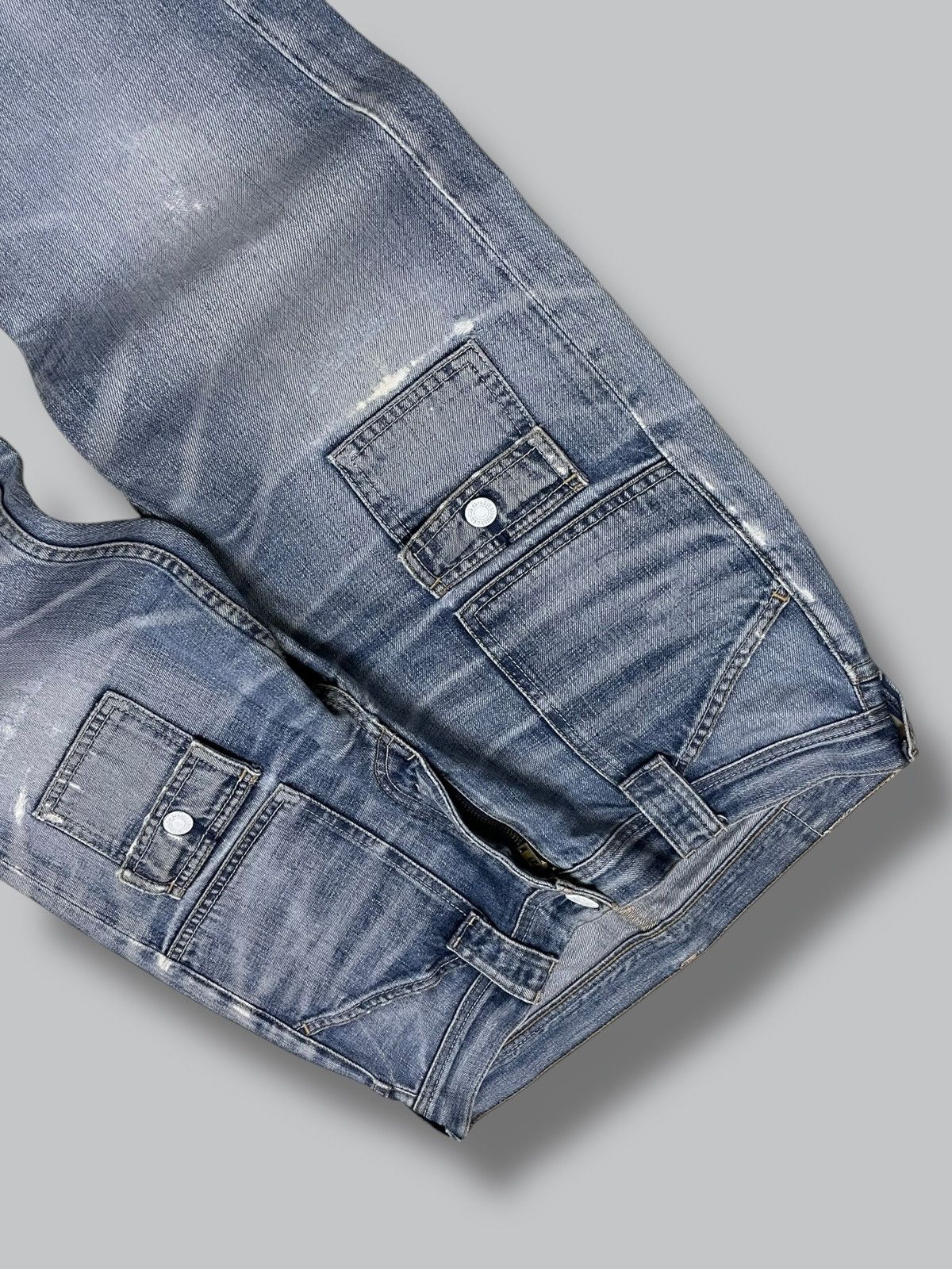 Levi's Vintage Clothing Vintage Designer Levis 302 Bush Pant Distressed Denim Size US 30 / EU 46 - 9 Thumbnail