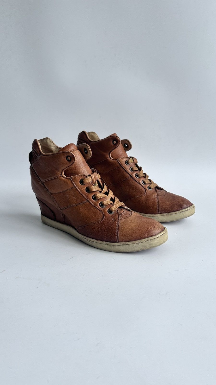 A.S.98 Airstep A.S.98 Leather Wedge Sneakers Shoes EU 39 US 8.5 Size US 8.5 / IT 38.5 - 1 Thumbnail
