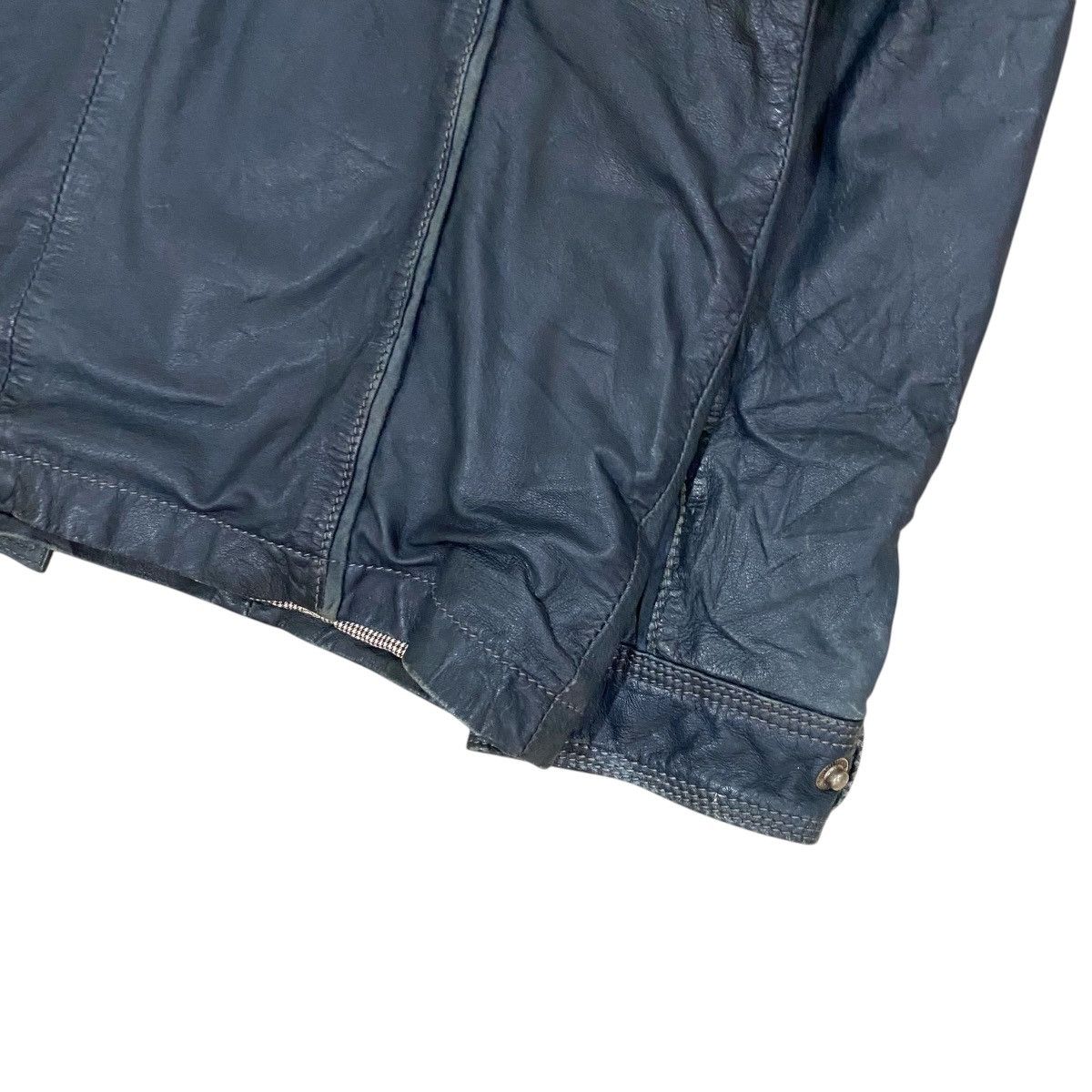 Genuine Leather × Vintage VTG SIOSI PER CARLOS IBAEZ GENUINE LEATHER JACKET Size US S / EU 44-46 / 1 - 11 Thumbnail