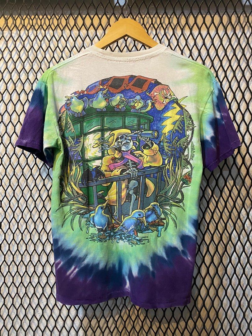 Vintage Vintage 2000 Grateful Dead Lighthouse Tie Dye Tee USA Size US M / EU 48-50 / 2 - 2 Thumbnail