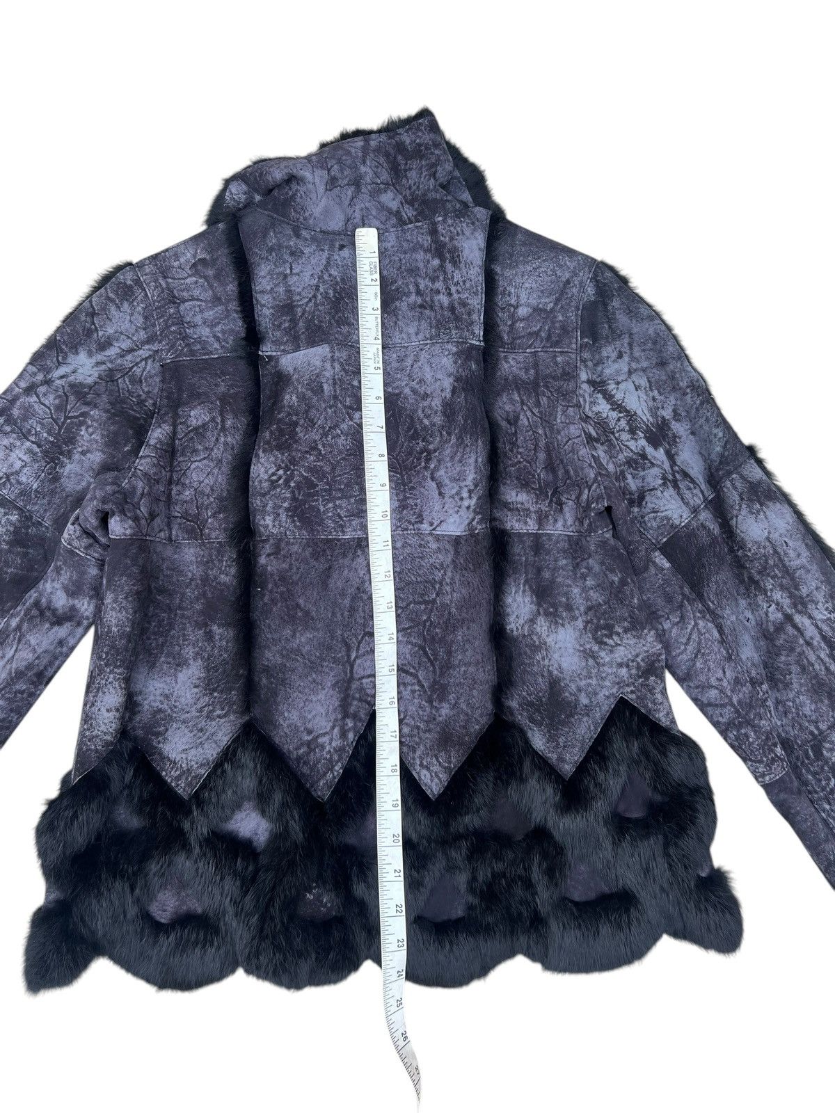 If Six Was Nine Unknown Japan Brand Patchwork Rabbit Leather Fur Jacket Size US S / EU 44-46 / 1 - 18 Thumbnail