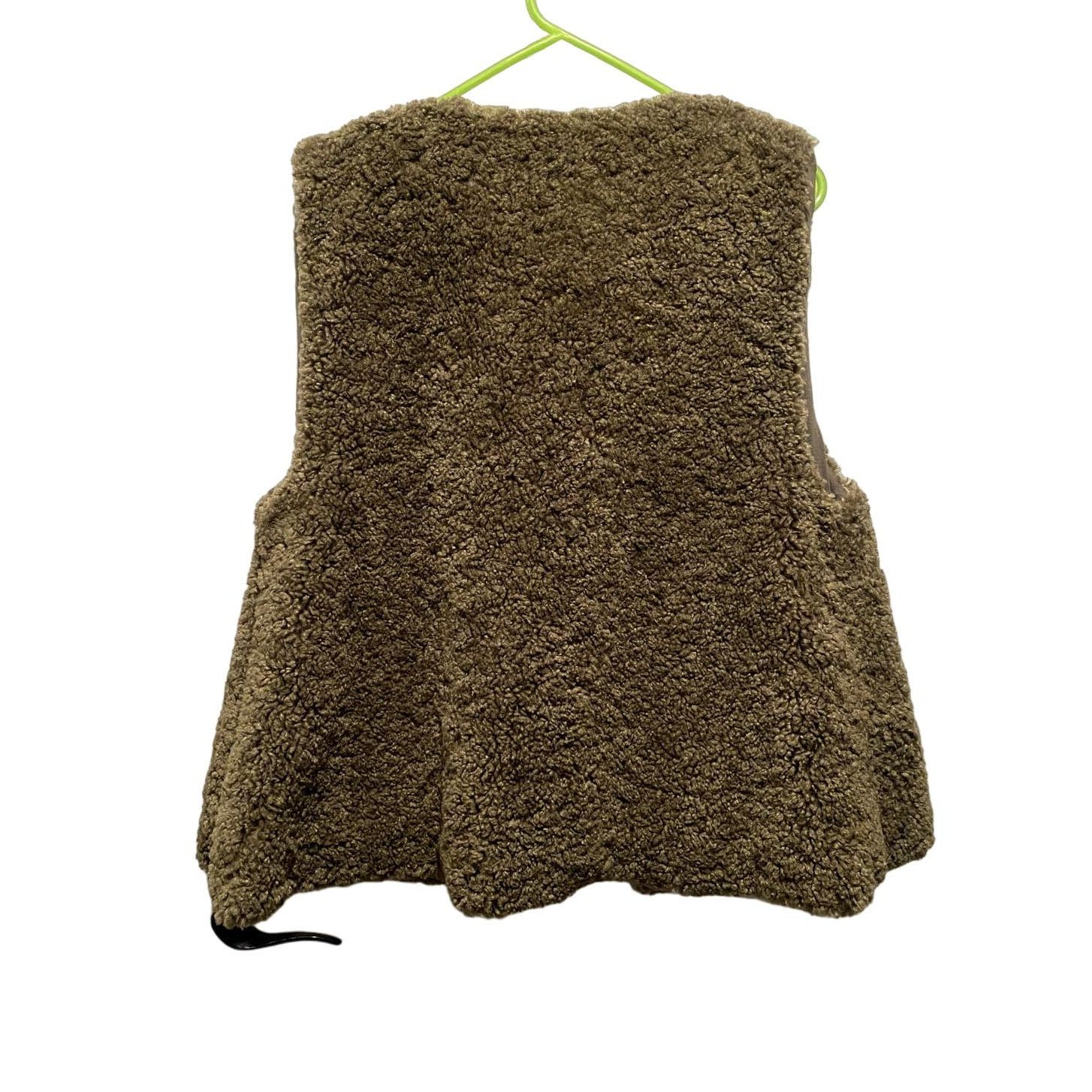 Anthropologie Anthropologie Akemi Kin Women ALONNA Teddy Plush Vest Jacket Size ONE SIZE - 4 Thumbnail