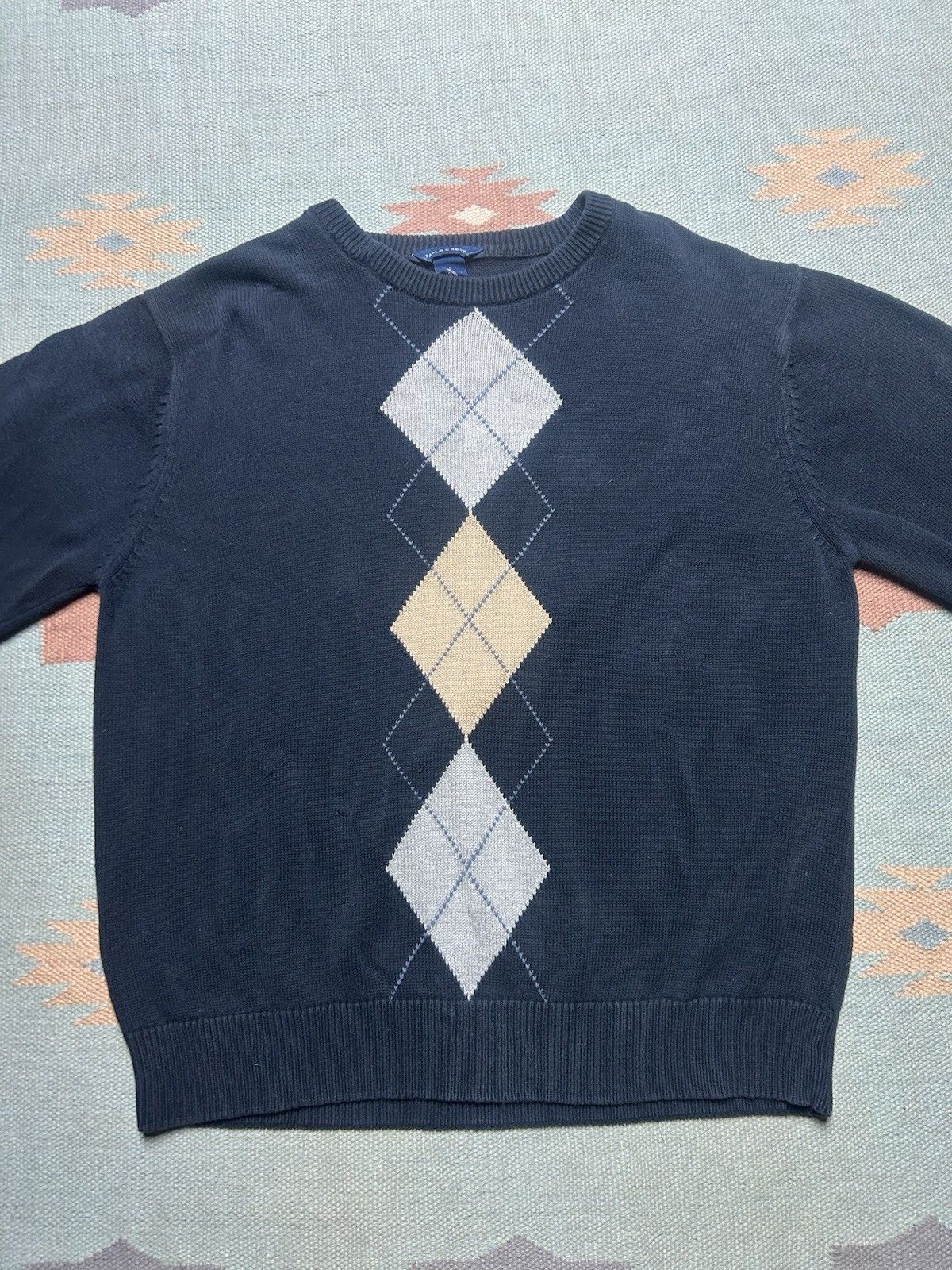 Vintage Falls creek sweater cotton knit argyle soft crewneck large Size US L / EU 52-54 / 3 - 2 Thumbnail