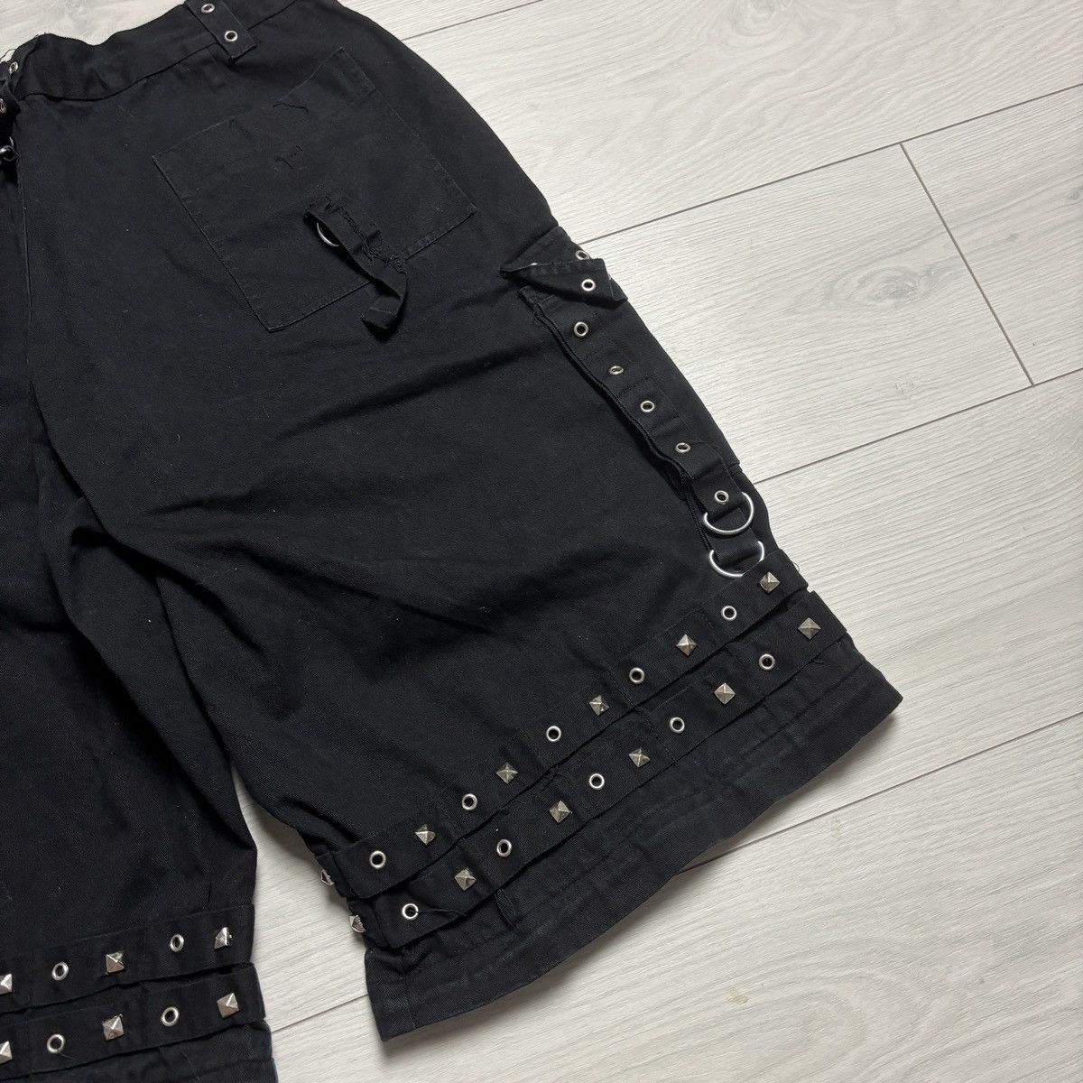 Japanese Brand CRAZY Y2K tripp nyc style shorts punk gothic if six was nine Size US 31 - 4 Thumbnail