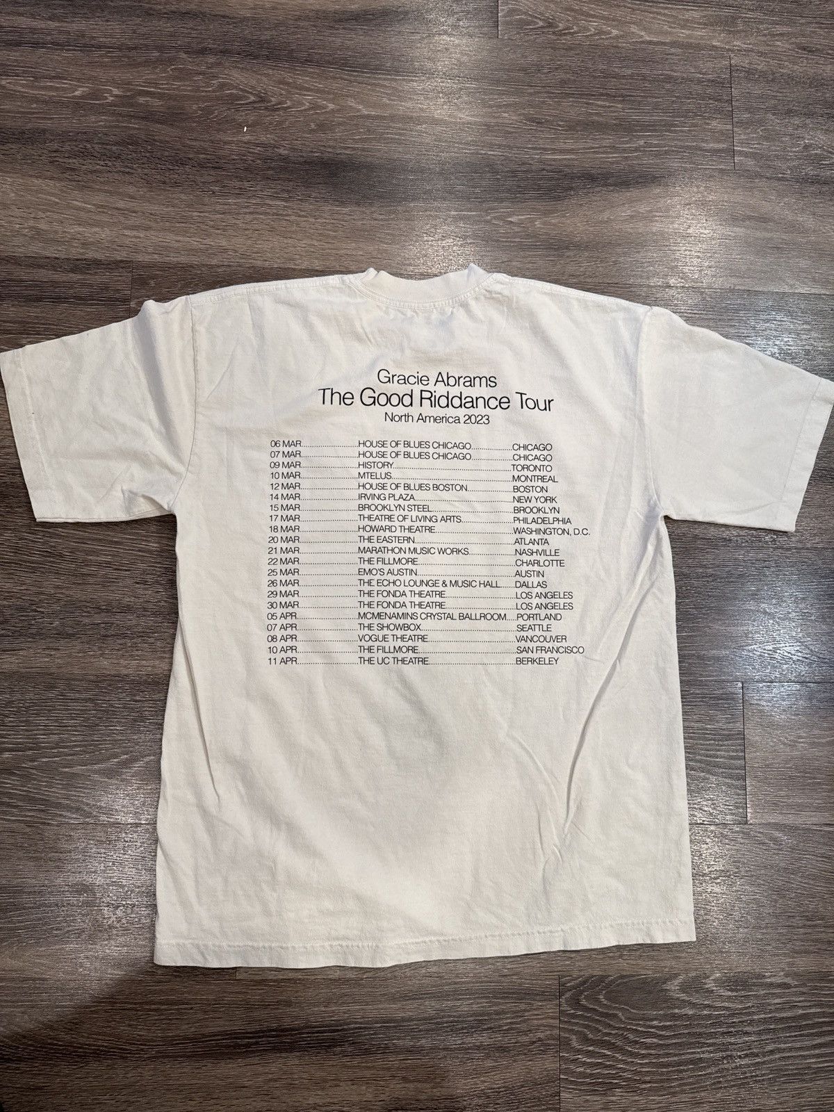 Band Tees Gracie Abrams Tour Tee Size L / US 10 / IT 46 - 2 Thumbnail