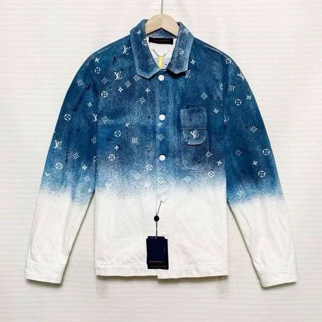 Louis Vuitton Louis Vuitton Starry Gradient Denim Jacket Size US M / EU 48-50 / 2 - 1 Thumbnail