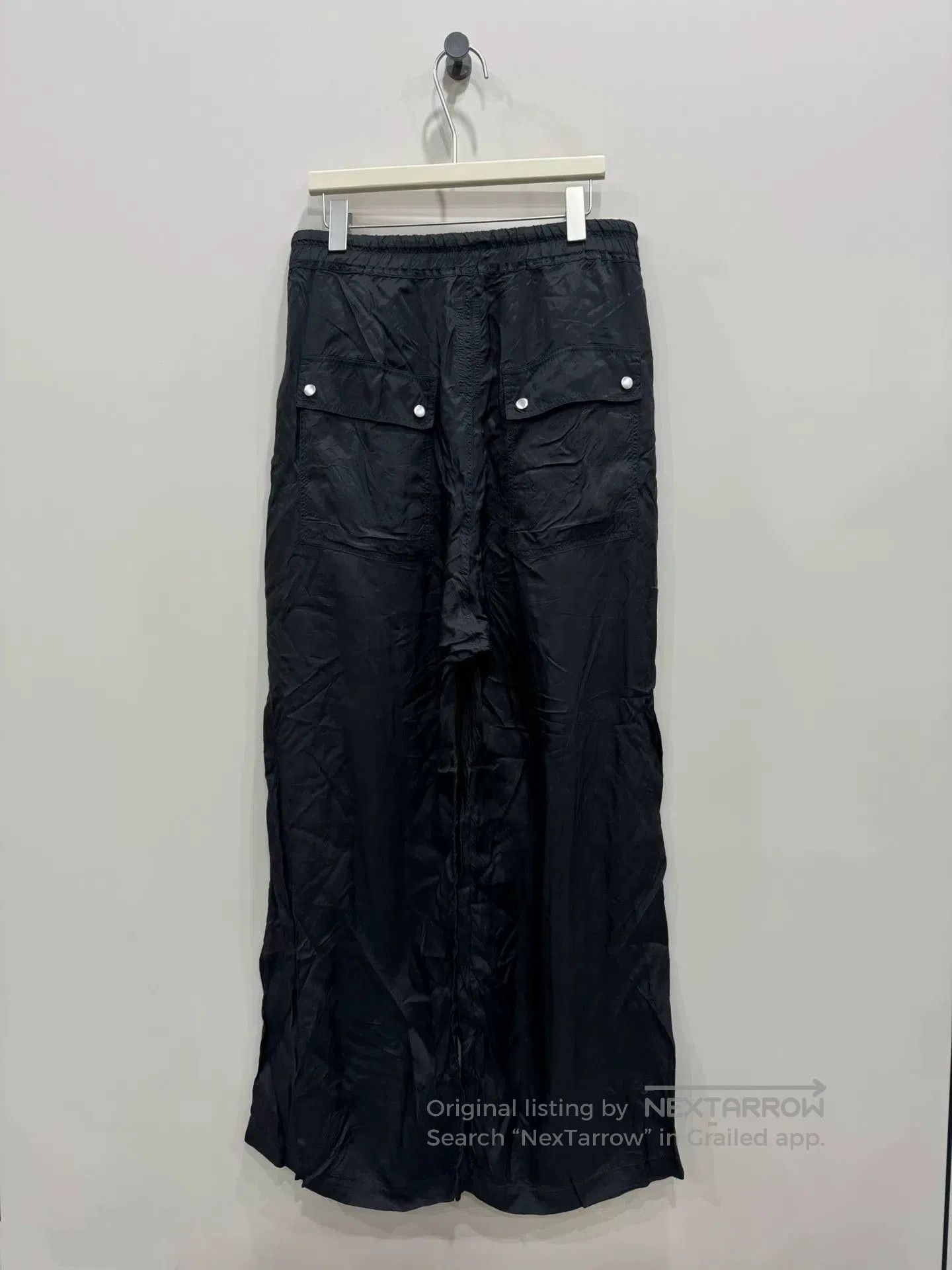 Rick Owens Rick Owens Wide-Leg Copper-Poly Pants Size 52. Size US 42 / EU 58 - 2 Thumbnail