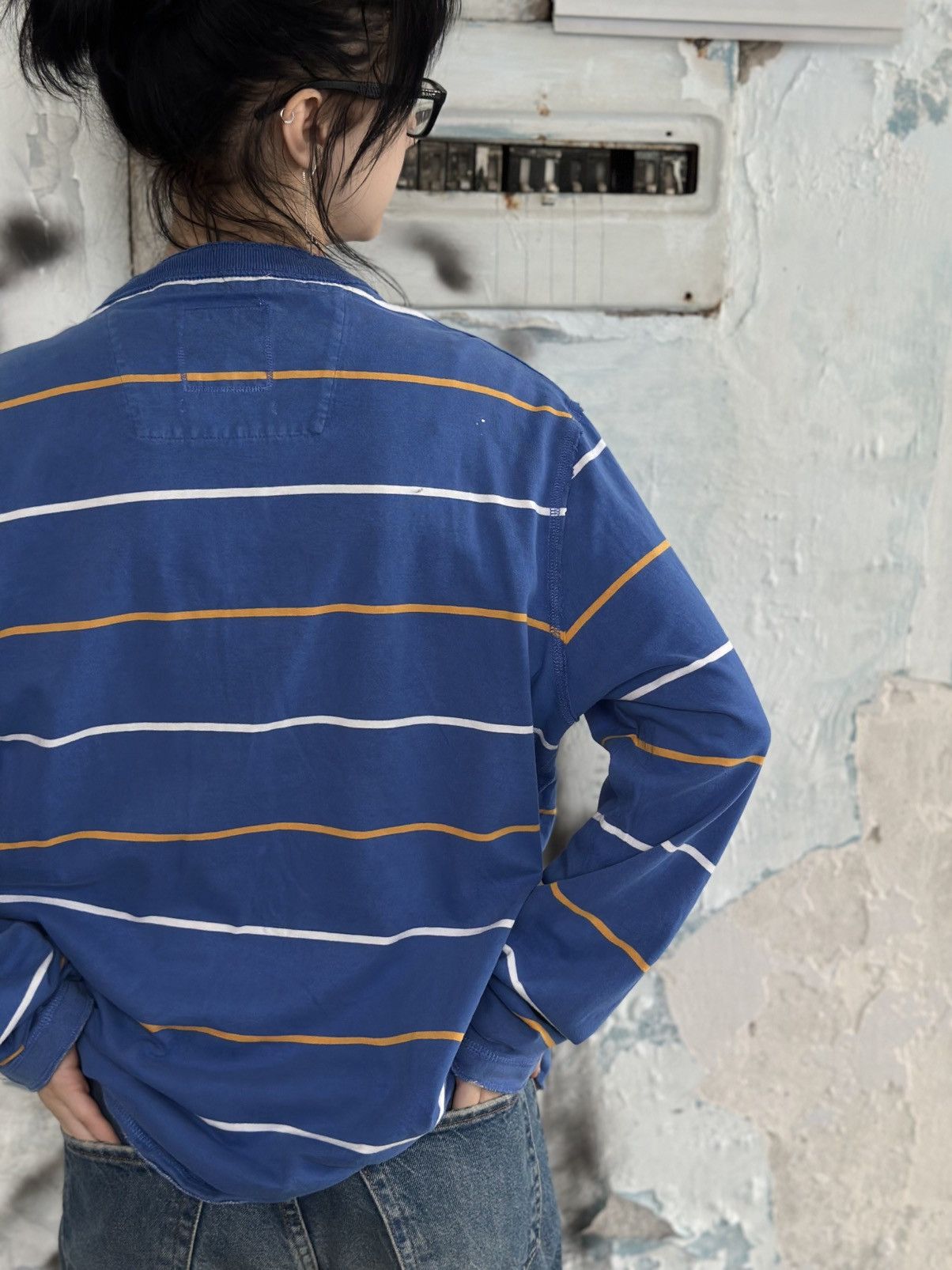 Y/Project VTG Mans Stripped Long-sleeve T-shirts St.George Size XL 00s Size US XL / EU 56 / 4 - 8 Thumbnail