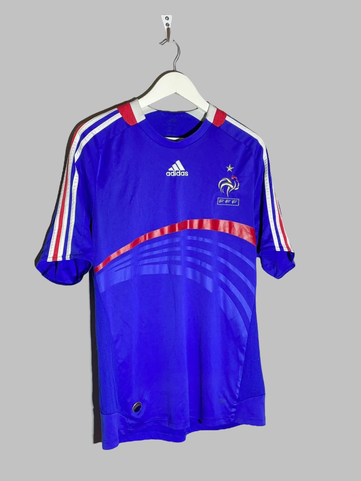 Adidas × Vintage France 2008 Home Adidas Hype Football Shirt Soccer Jersey Size US M / EU 48-50 / 2 - 2 Thumbnail
