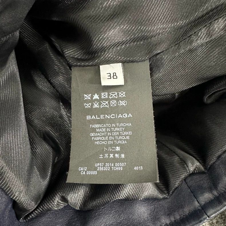 Balenciaga Balenciaga size 38 Leather motorcycle jacket 2502-Nextarrow Size US M / EU 48-50 / 2 - 6 Thumbnail