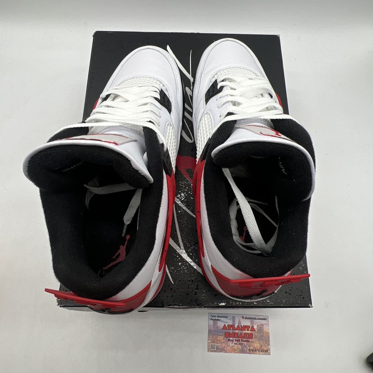 Jordan Brand Air Jordan 4 red cement Size US 11.5 / EU 44-45 - 7 Thumbnail