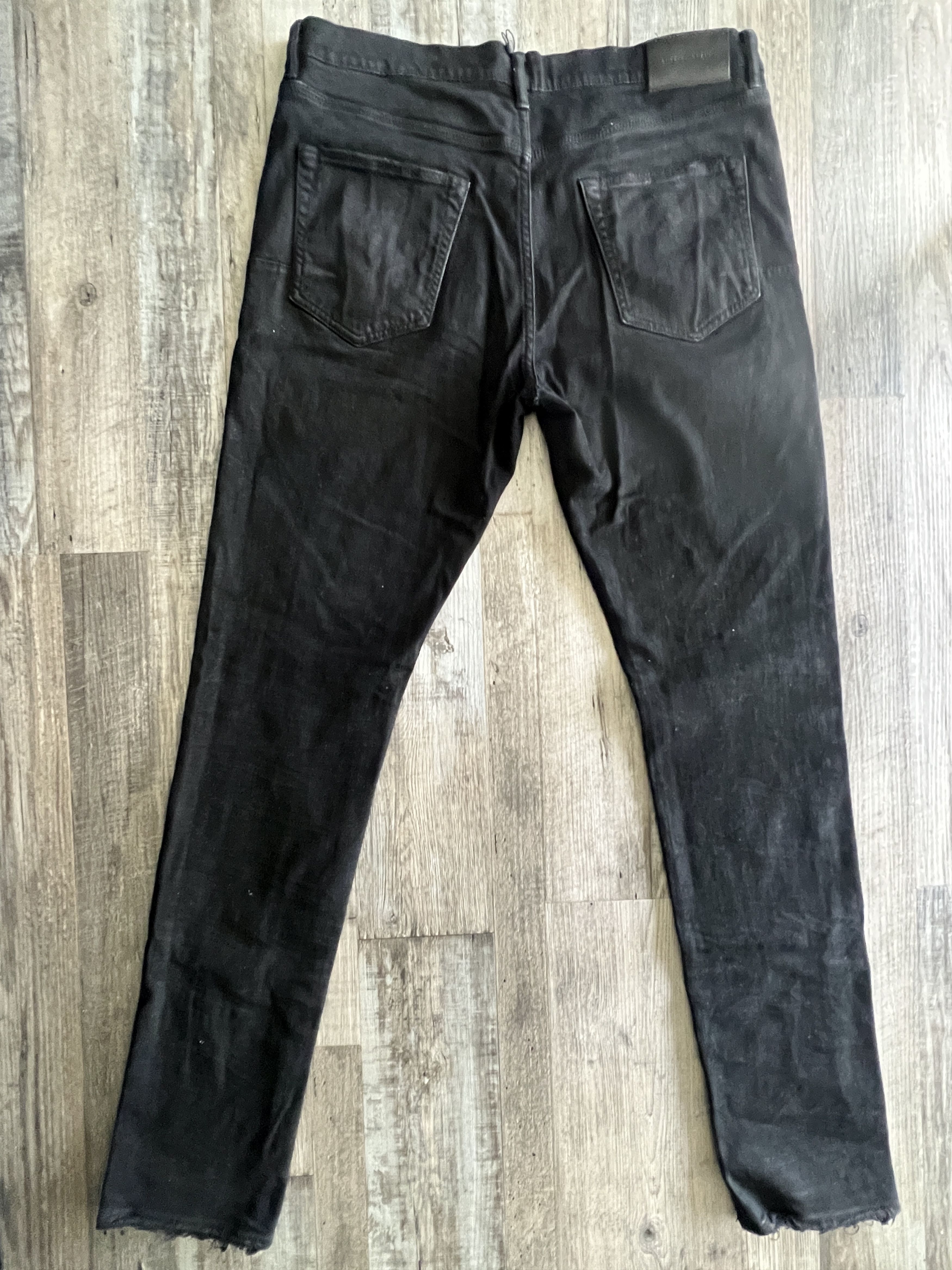 Purple Brand Purple Brand Slim Fit Black Jeans Size US 34 / EU 50 - 3 Thumbnail
