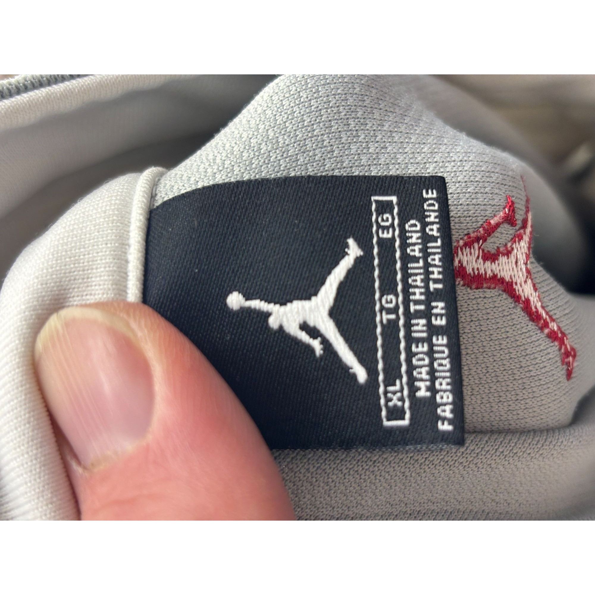 Nike Vintage Nike Air Jordan Spell Out Mens XL Snap Up Track Over Size US XL / EU 56 / 4 - 3 Thumbnail