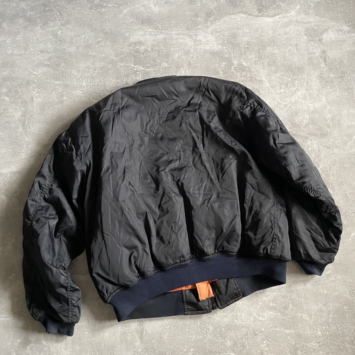 If Six Was Nine 90s Challenger ma1 bomber Jacket Vintage military arm fly US Size US XL / EU 56 / 4 - 2 Thumbnail