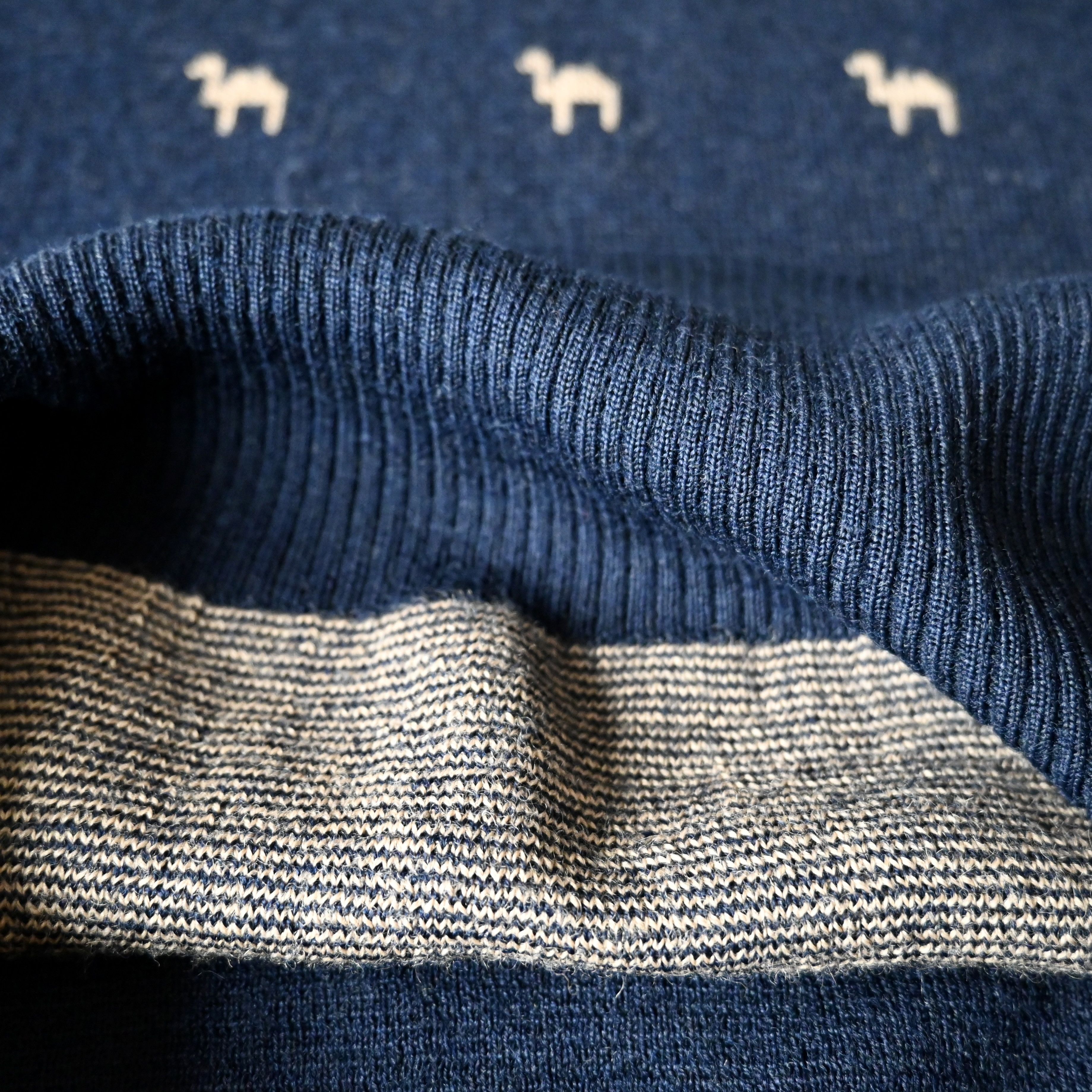 Vintage VTG 1980s Maas Bros camel jacquard sweater made in Italy Size US L / EU 52-54 / 3 - 13 Thumbnail
