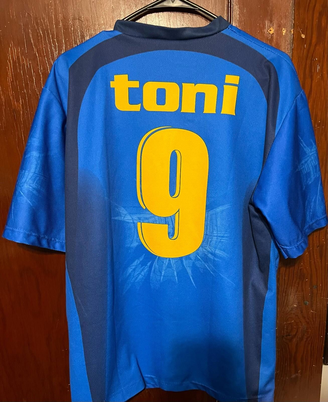 Other ITALY #9 TONI Blue Football/Soccer Jersey Kid's Size XL Size ONE SIZE - 1 Thumbnail