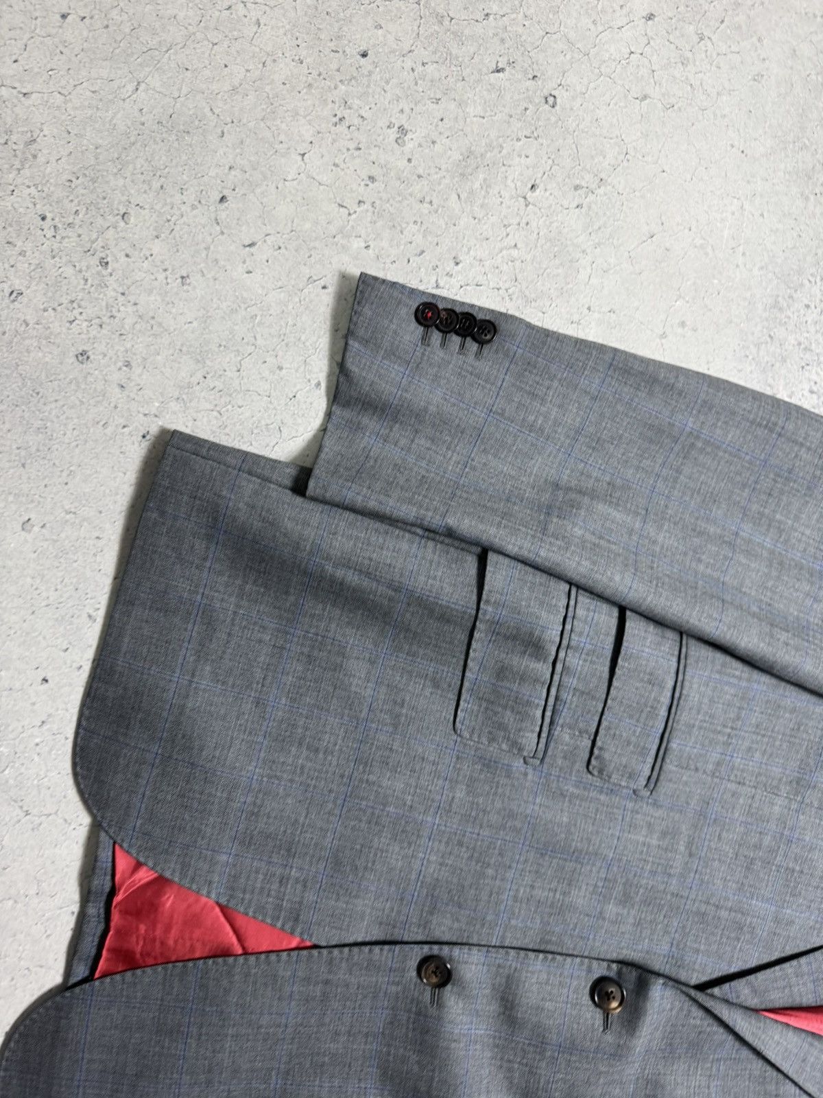 Suitsupply Suitsupply Suit Grey Wool Blazer & Pants Size 54 Size 54R - 4 Thumbnail