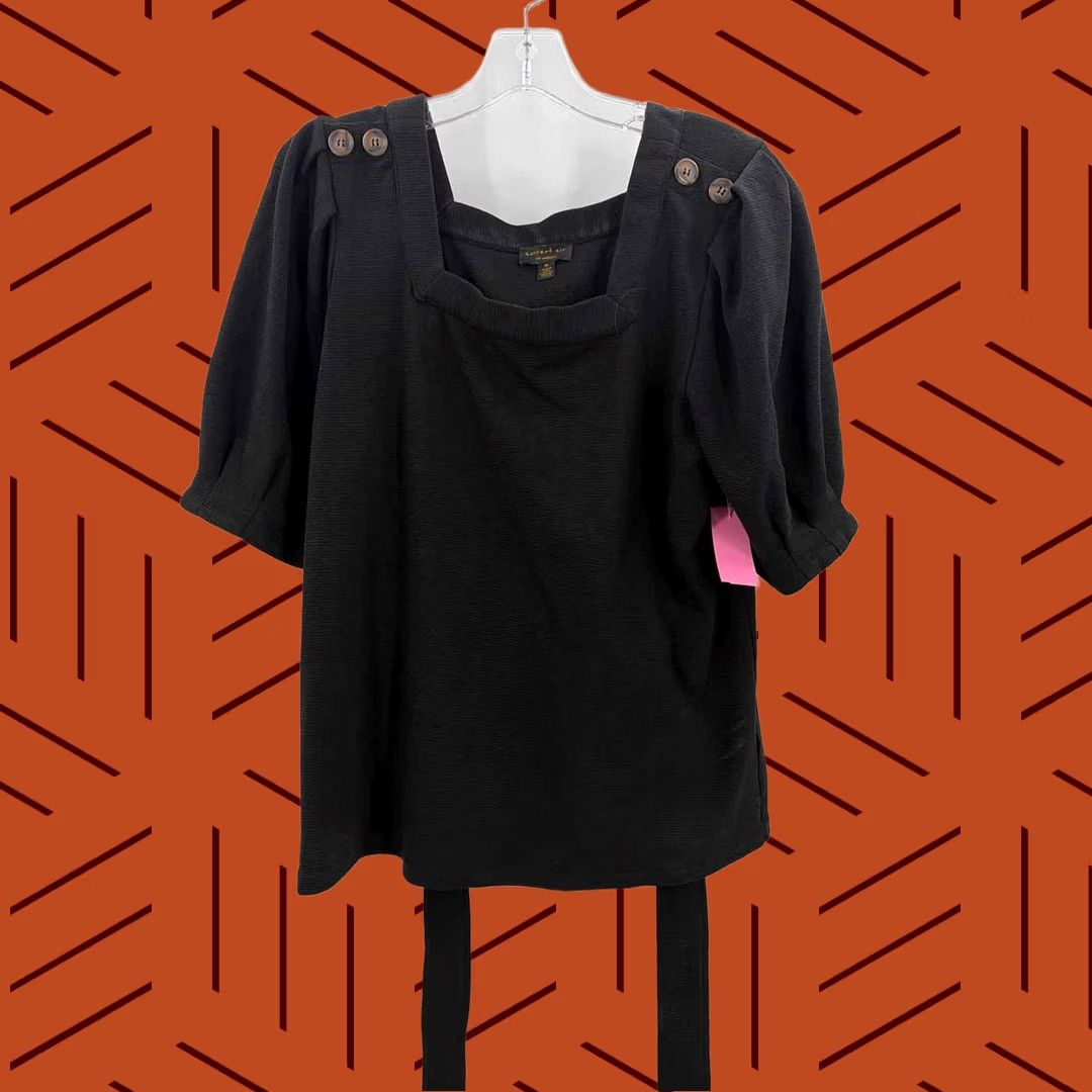 Vintage Current Air Blouse Black Size Medium - Pre-Owned, Regular, SKU#763645 Size M / US 6-8 / IT 42-44 - 1 Thumbnail