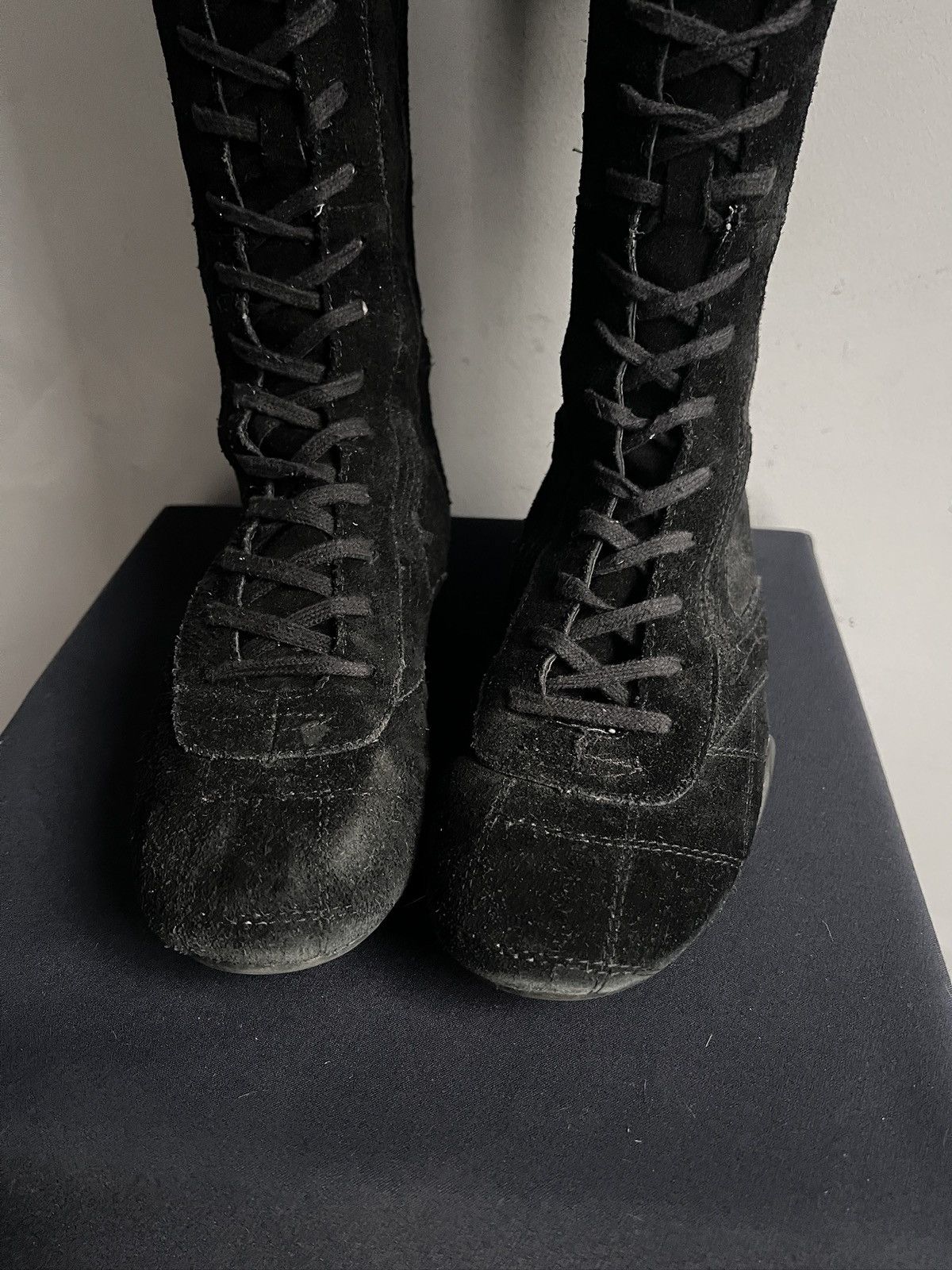 Maison Margiela Rare boxing hype lace up dirk bikkembergs style boots shoes Size US 7.5 / EU 40-41 - 8 Thumbnail