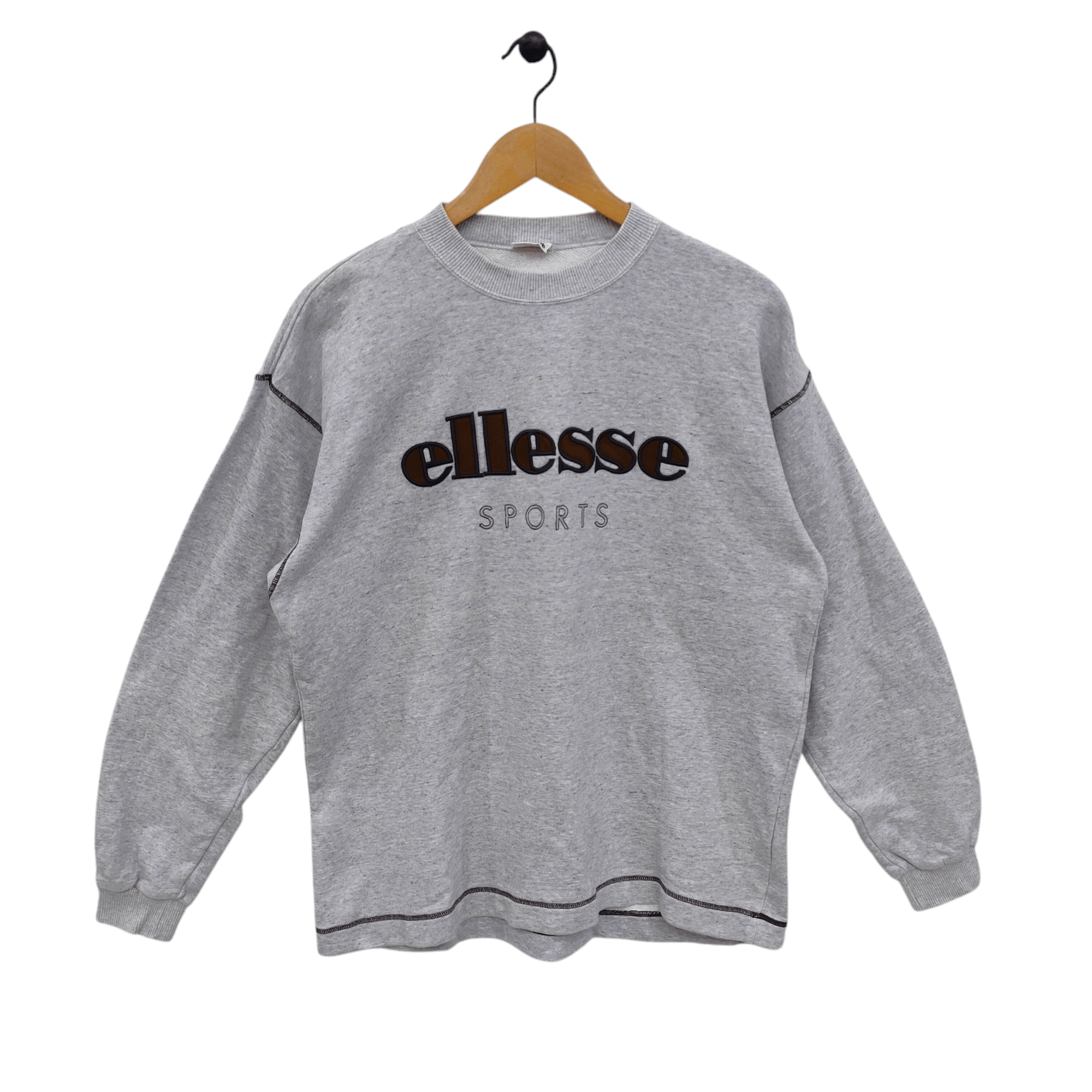 Ellesse × Vintage Vtg Ellesse Embroidered Sweater Medium Size US M / EU 48-50 / 2 - 1 Thumbnail