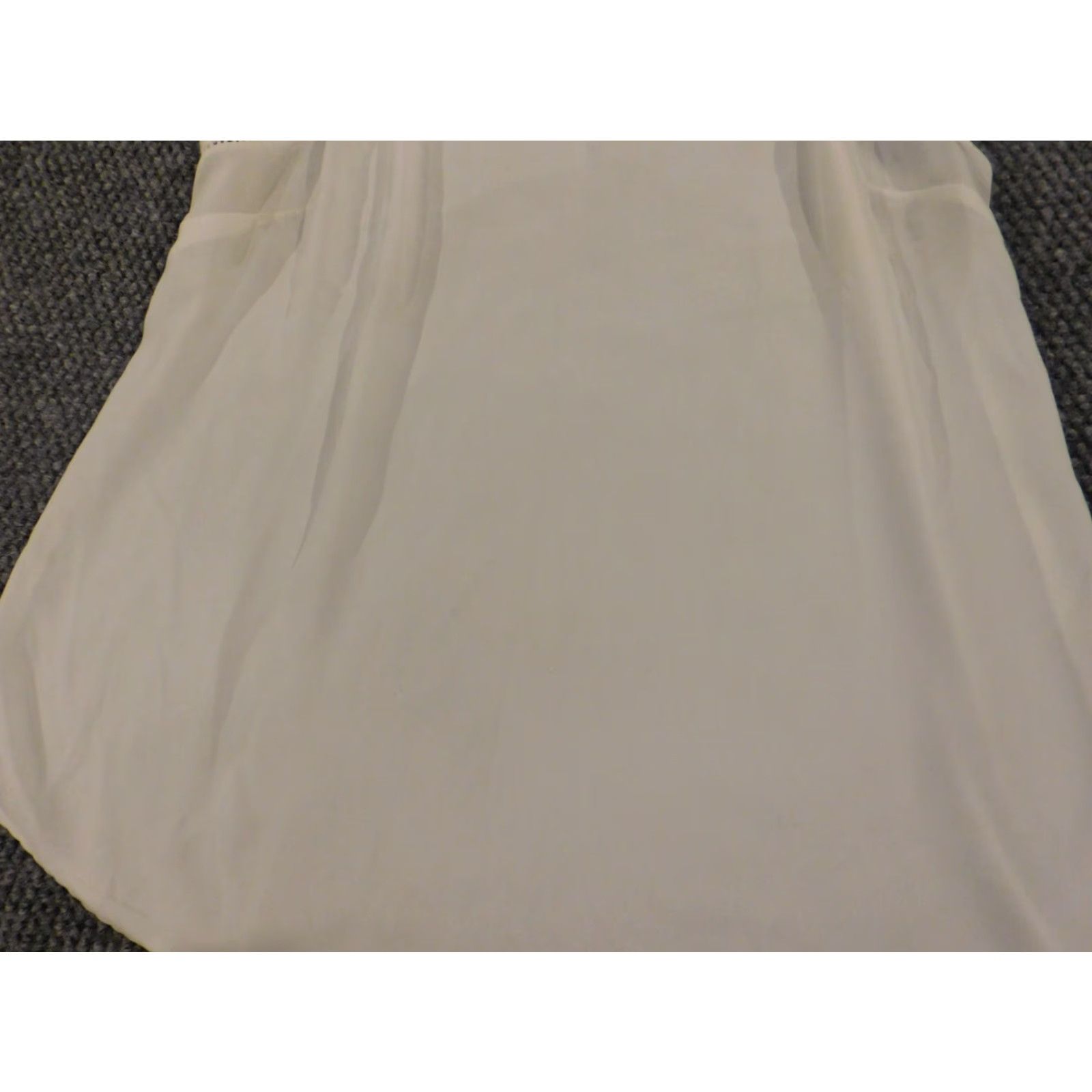 J.Crew J.CREW Blouse Womens 4 Beige Sleeveless Pullover Round Neck Casual Polyester Down Button Regular Colorful 90s? Size S / US 4 / IT 40 - 4 Thumbnail