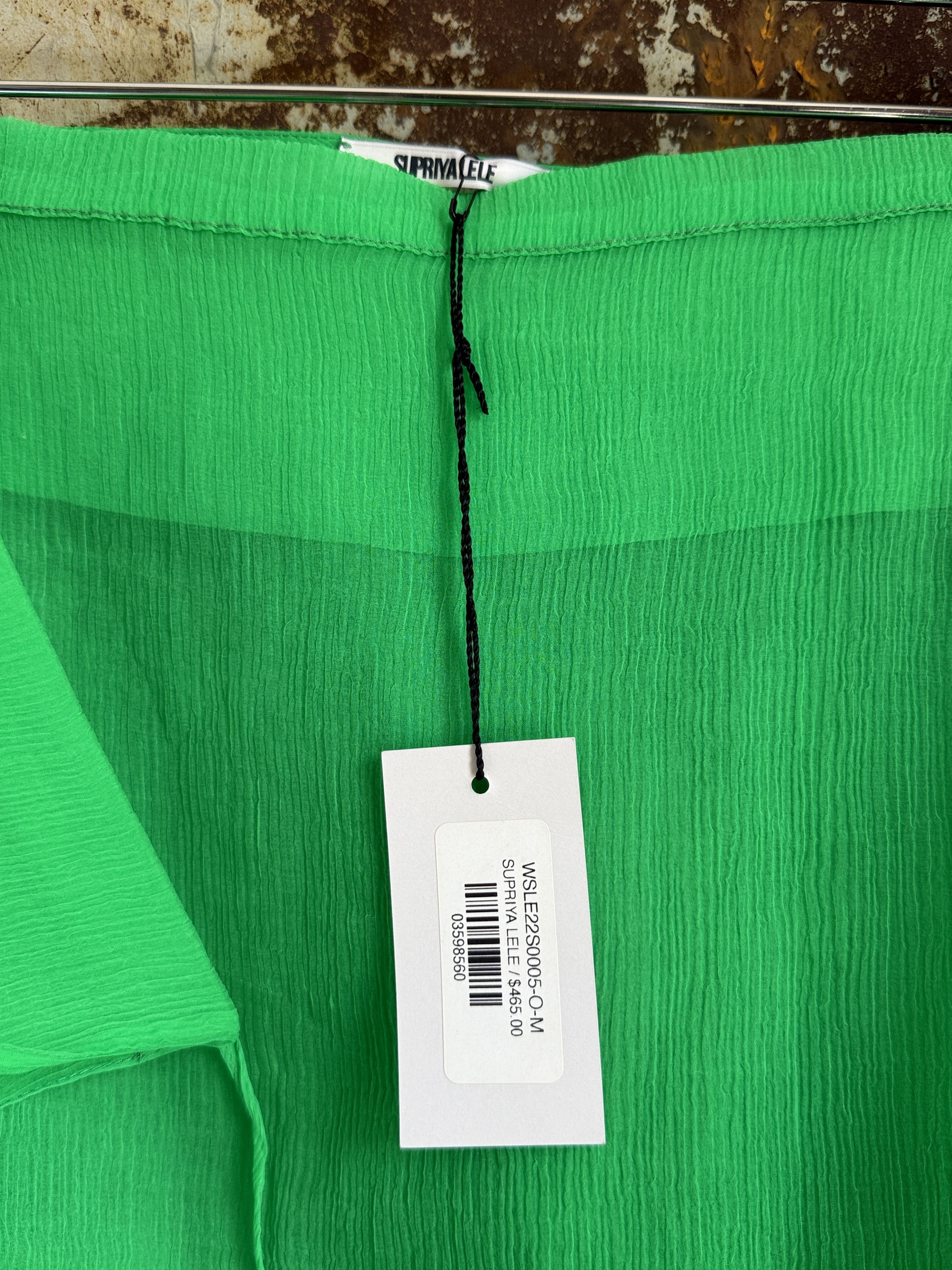 Other $530 NWT SUPRIYA LELE SILK WRAP MINI SKIRT Size 30" / US 8 / IT 44 - 9 Thumbnail