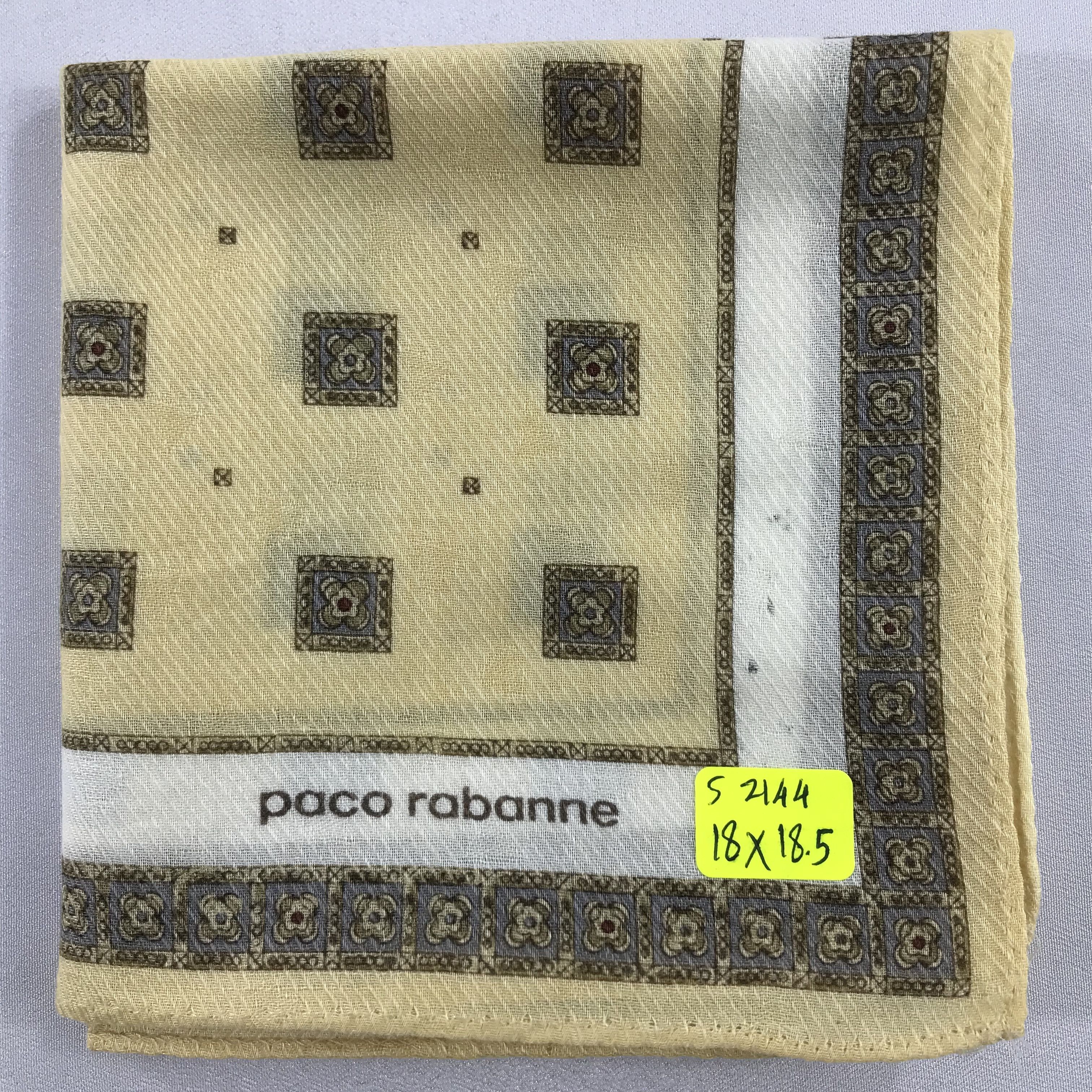 Vintage Paco Rabanne Bandana / Handkerchief / Neckerchief - S2144 Size ONE SIZE - 5 Thumbnail