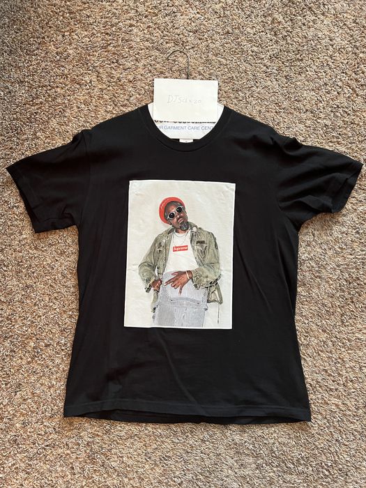 Supreme Supreme Andre 3000 Photo Tee in Black (FW22) | Grailed