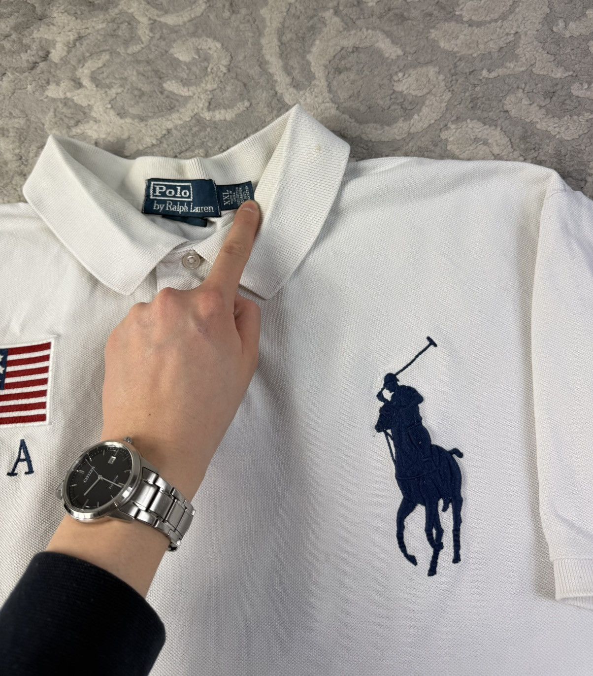 Polo Ralph Lauren Ralph Lauren 3 United States Flag Chief Keef Vintage Size US XXL / EU 58 / 5 - 6 Thumbnail