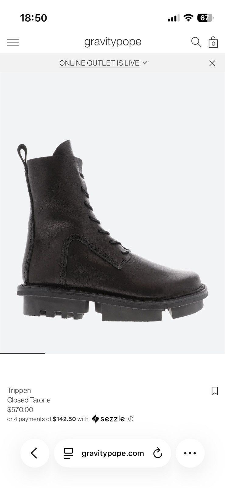 Trippen Trippen Closed Tarone Boots Size US 11 / IT 41 - 1 Thumbnail
