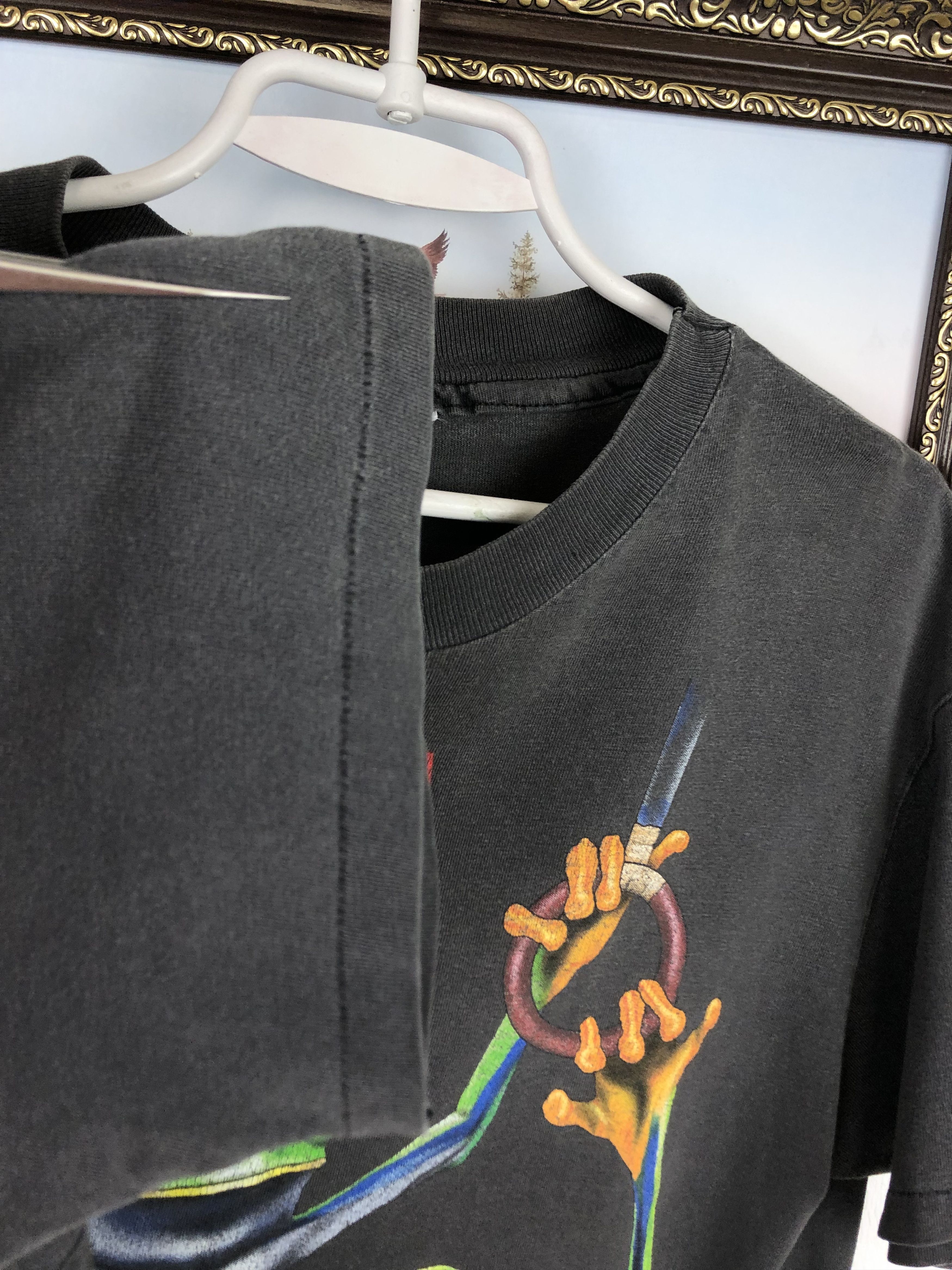 Vintage Vintage 90's Atlanta Olympics 1996 Gymnastics Frog Shirt Tee Size US M / EU 48-50 / 2 - 7 Thumbnail